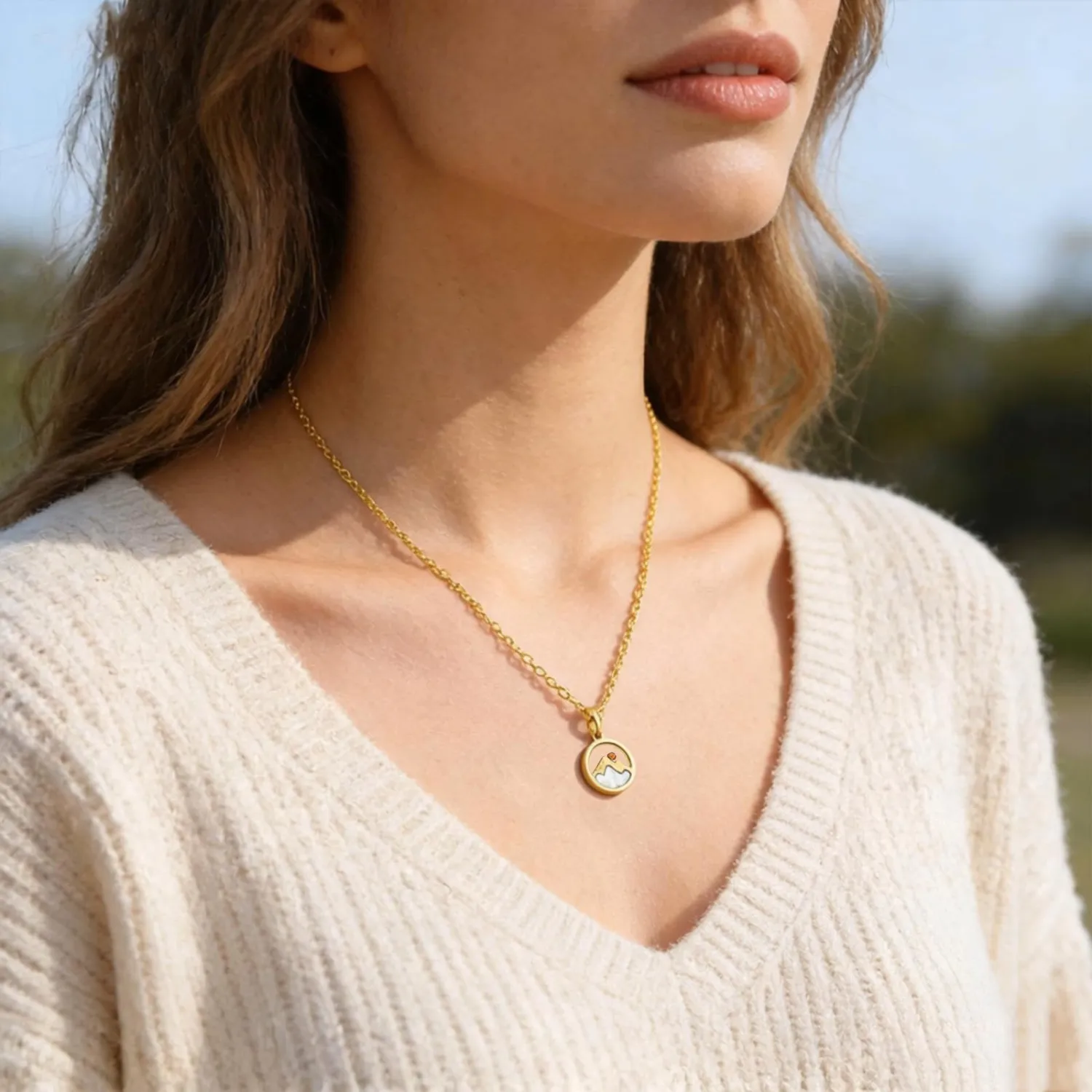 Christian Gifts Mustard Seed Necklace for Women,Move Mountains Shell Necklaces Christian Faith Jewelry for Women…