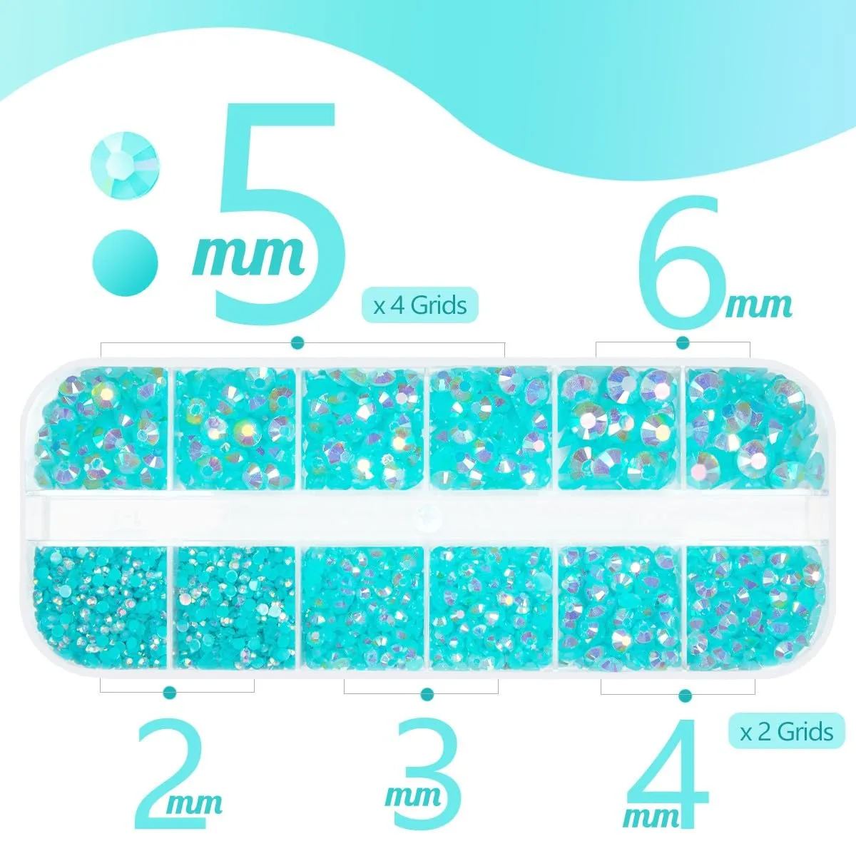 Aquamarine AB Resin Rhinestones w B7000 Jewelry Glue for Bedazzling Crafting 2mm 3mm 4mm 5mm 6mm Lake Blue Flatback Jelly Stones Water Blue Diamonds Charms for Nails Face Makeup Tumblers Crafts