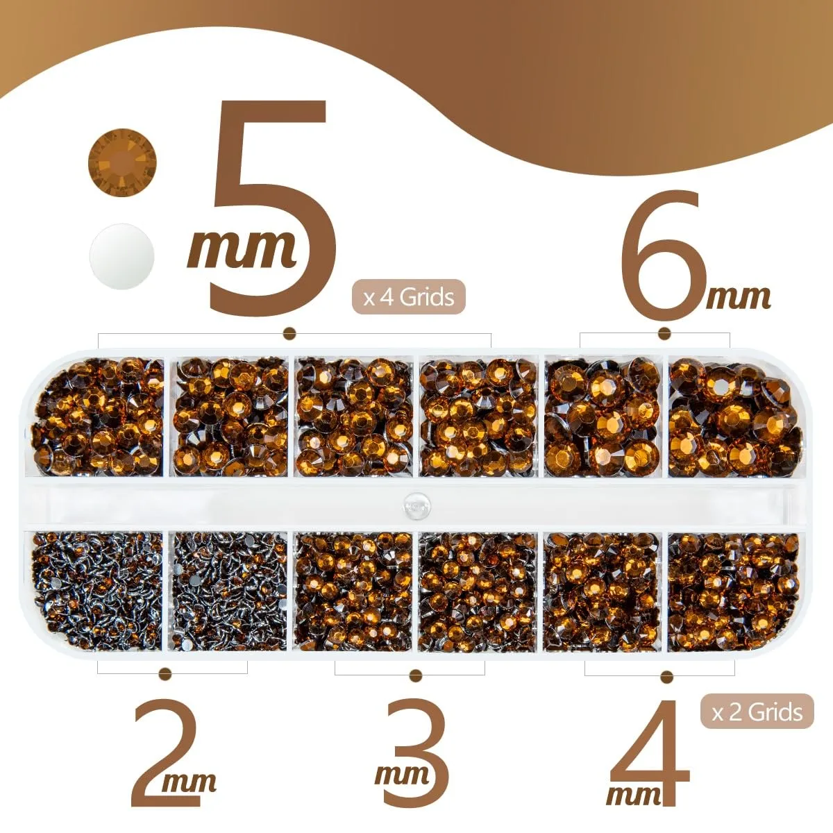 Dark Brown Crystal Resin Rhinestones w B7000 Jewelry Glue for Bedazzling Crafting Flatback Stones 2mm 3mm 4mm 5mm 6mm Diamonds Crystals Gems Charms for Nails Face Eyes Makeup Tumblers Crafts