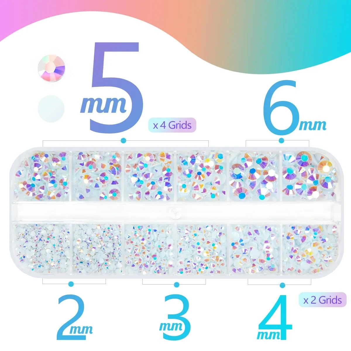 White AB Resin Rhinestones w B7000 Jewelry Glue for Bedazzling Crafting 2mm 3mm 4mm 5mm 6mm Flatback Jelly Stones Diamonds Crystals Gems Charms Supplies for Nails Face Makeup Tumblers Crafts