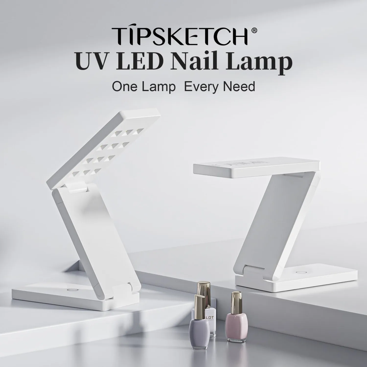 UV Nail Lamp UV Light for Nails - 18W Fast Curing LED, Suitable for All Gel Polishes, Dual Timing, Type-C Connectivity, Ideal for Professional and Home Manicures
