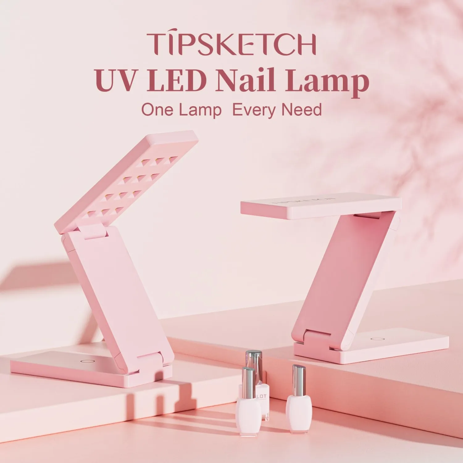 UV Nail Lamp UV Light for Nails - 18W Fast Curing LED, Suitable for All Gel Polishes, Dual Timing, Type-C Connectivity, Ideal for Professional and Home Manicures