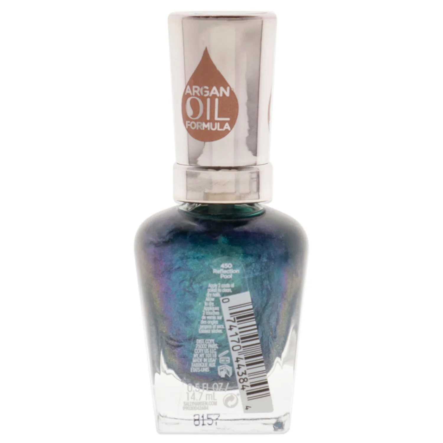 Sally Hansen Color Therapy Nail Polish, Reflection Pool, Pack of 2