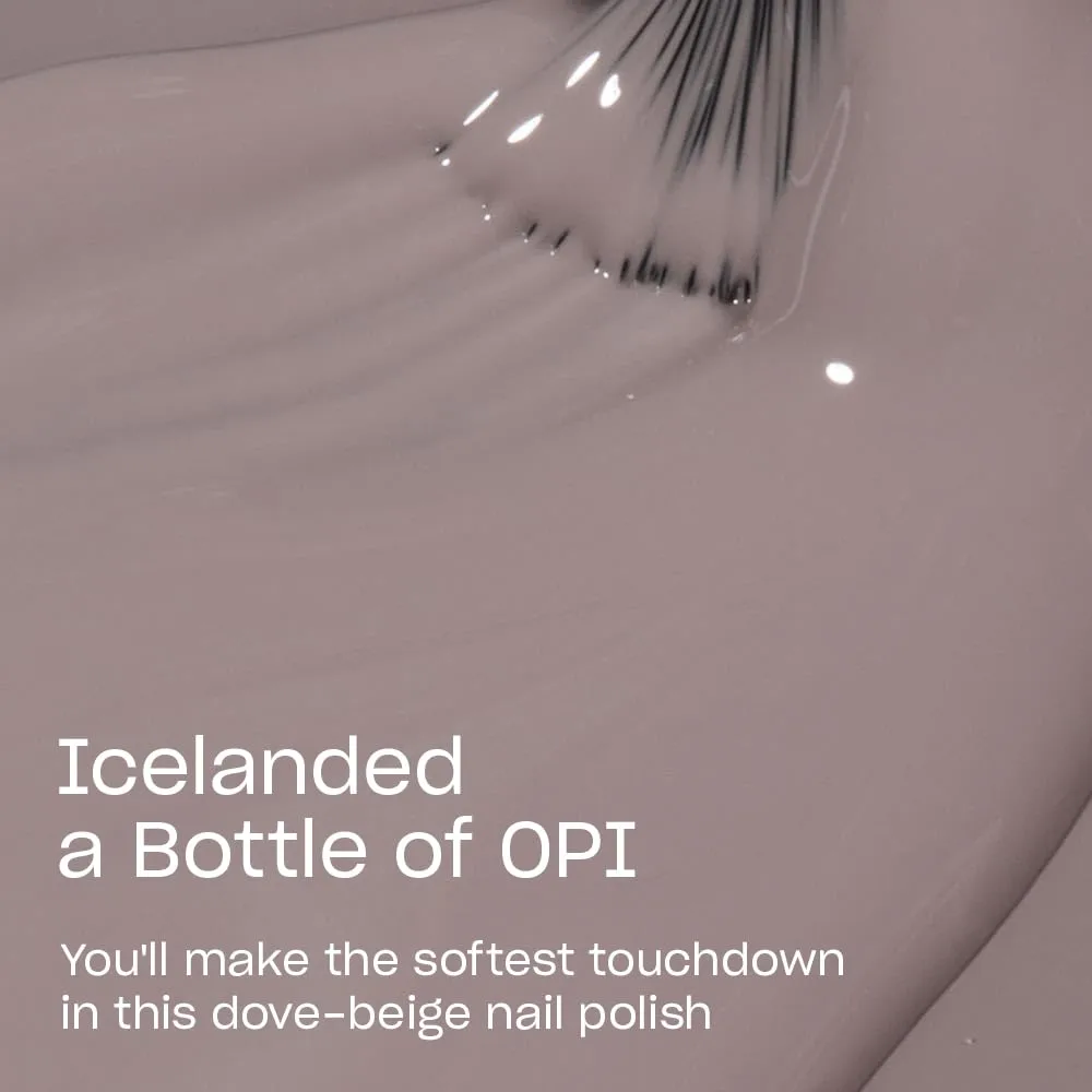 OPI Nail Lacquer Classic Nail Polish Colors | White, Gray & Black Shades | Crème, Shimmer, and Glitter Chip Resistant Nail-Polish | Fast Drying, Streak-free Formula | 0.5 Fl Oz
