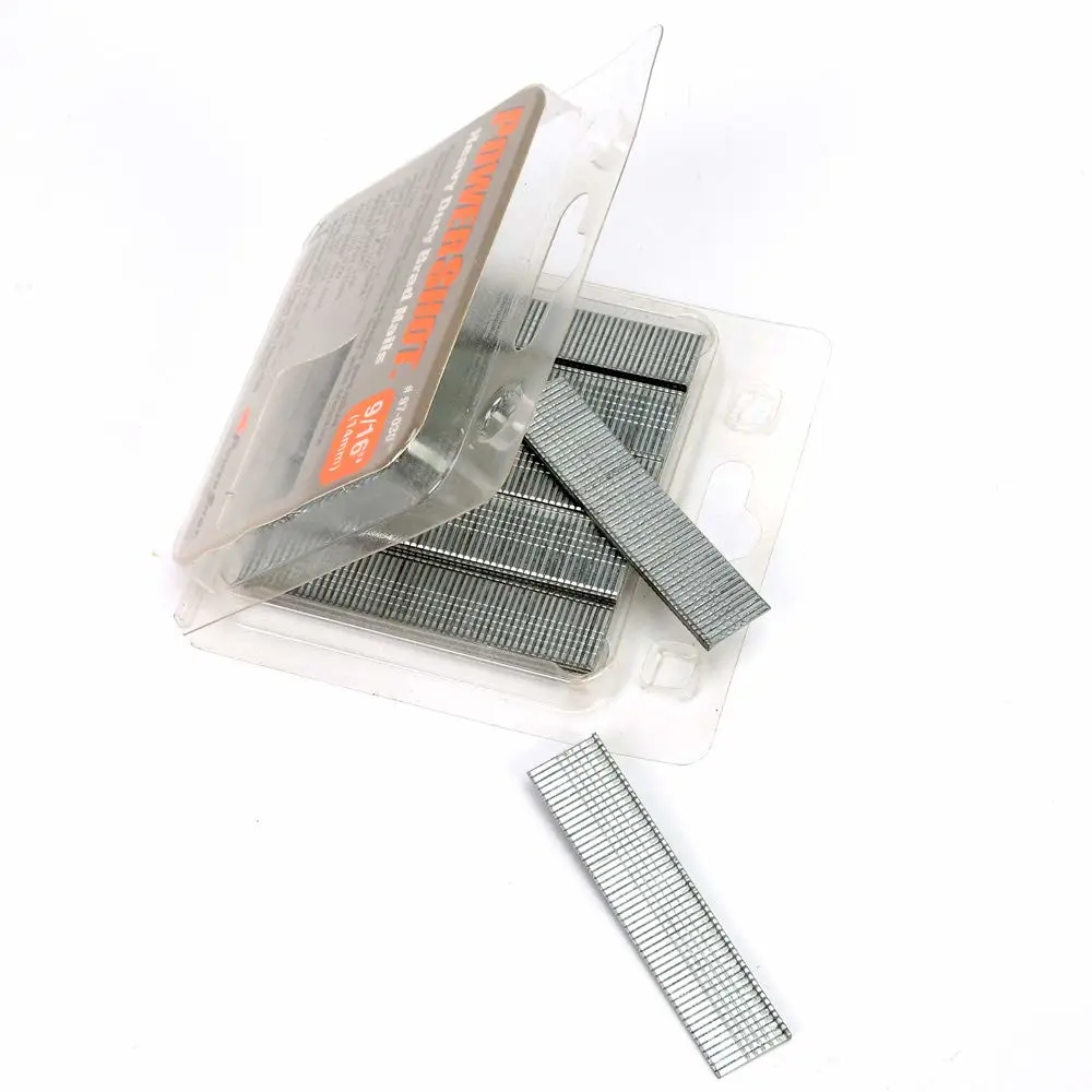 Arrow 97-030CS 18-Gauge Steel Brad Nails for Molding, Cabinets, Framing, Trim, and Finishing, Safe to Use with Electric or Battery Powered Nailers, Silver, 9/16-Inch, 1600 Pack