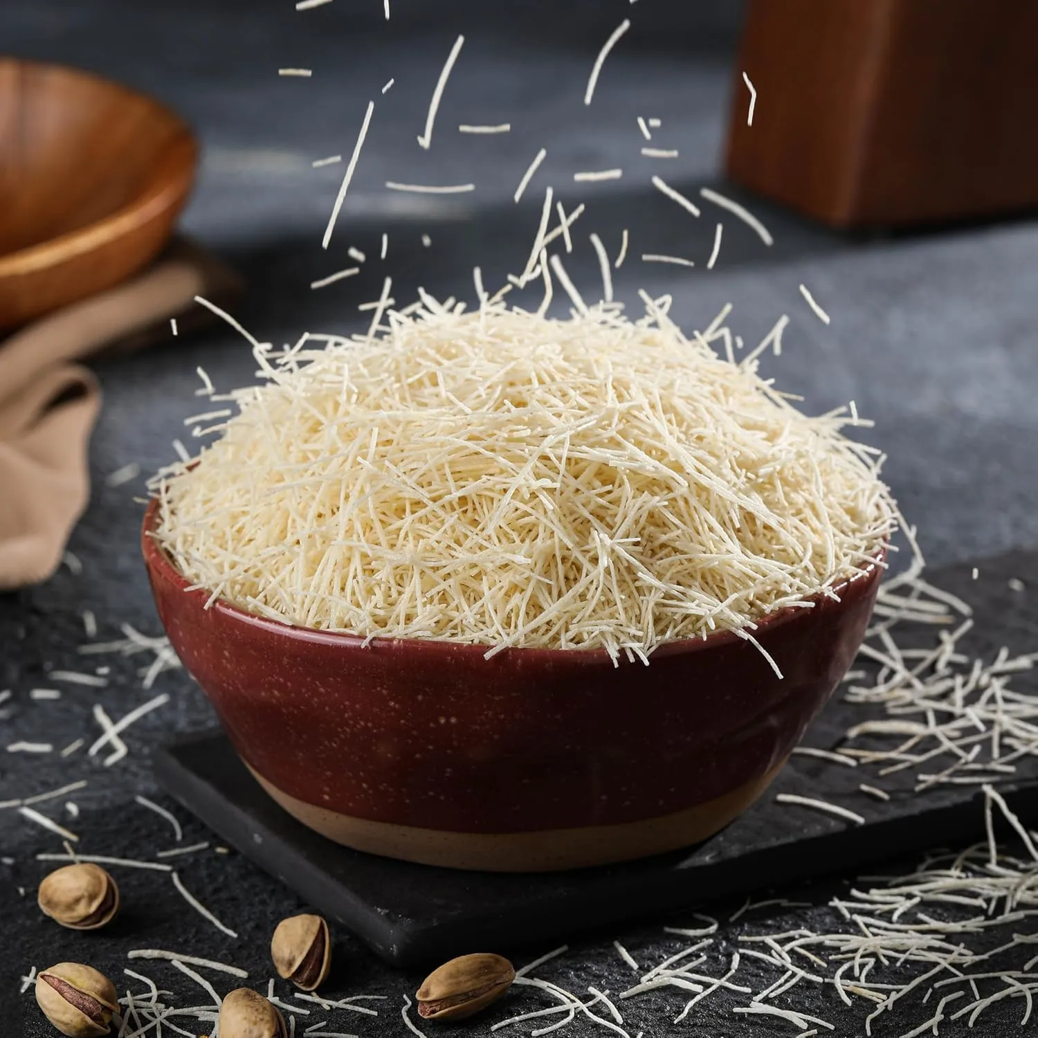 CNYTUS Kataifi Shredded Fillo Dough |200g (0.44 lb) | Katafi Shredded Pastry | Kunafa Shredded Phyllo Dough | Knafeh Shredded | Kadayif | Kanafeh | Katifi Phyllo | Kataifi For Dubai Chocolate