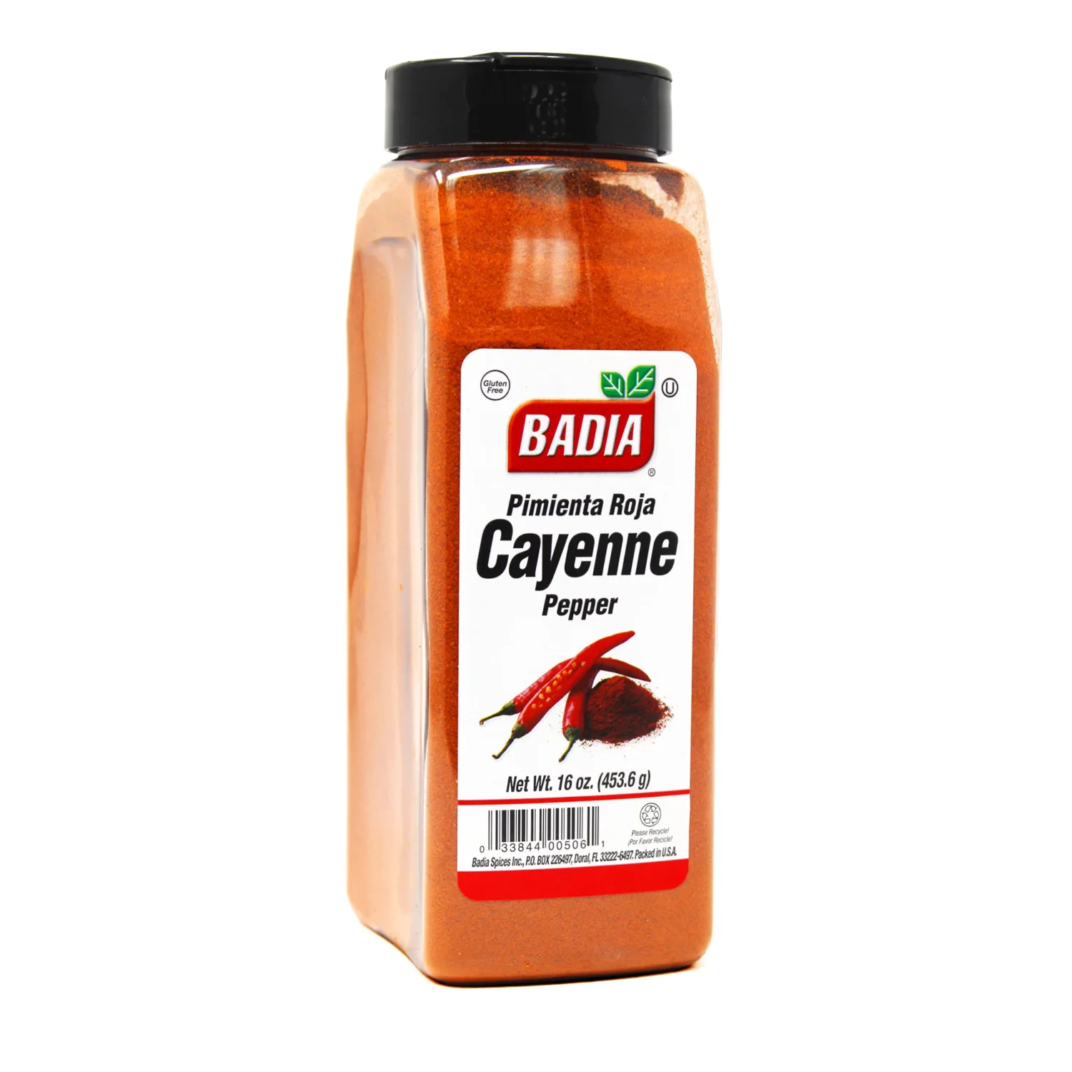 Badia Ground Cayenne Red Pepper, 16 oz – Bold, Spicy & Vibrant for Meats, Seafood, & Vegetables