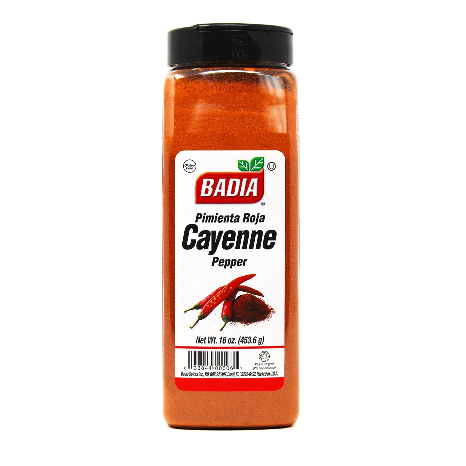 Badia Ground Cayenne Red Pepper, 16 oz – Bold, Spicy & Vibrant for Meats, Seafood, & Vegetables