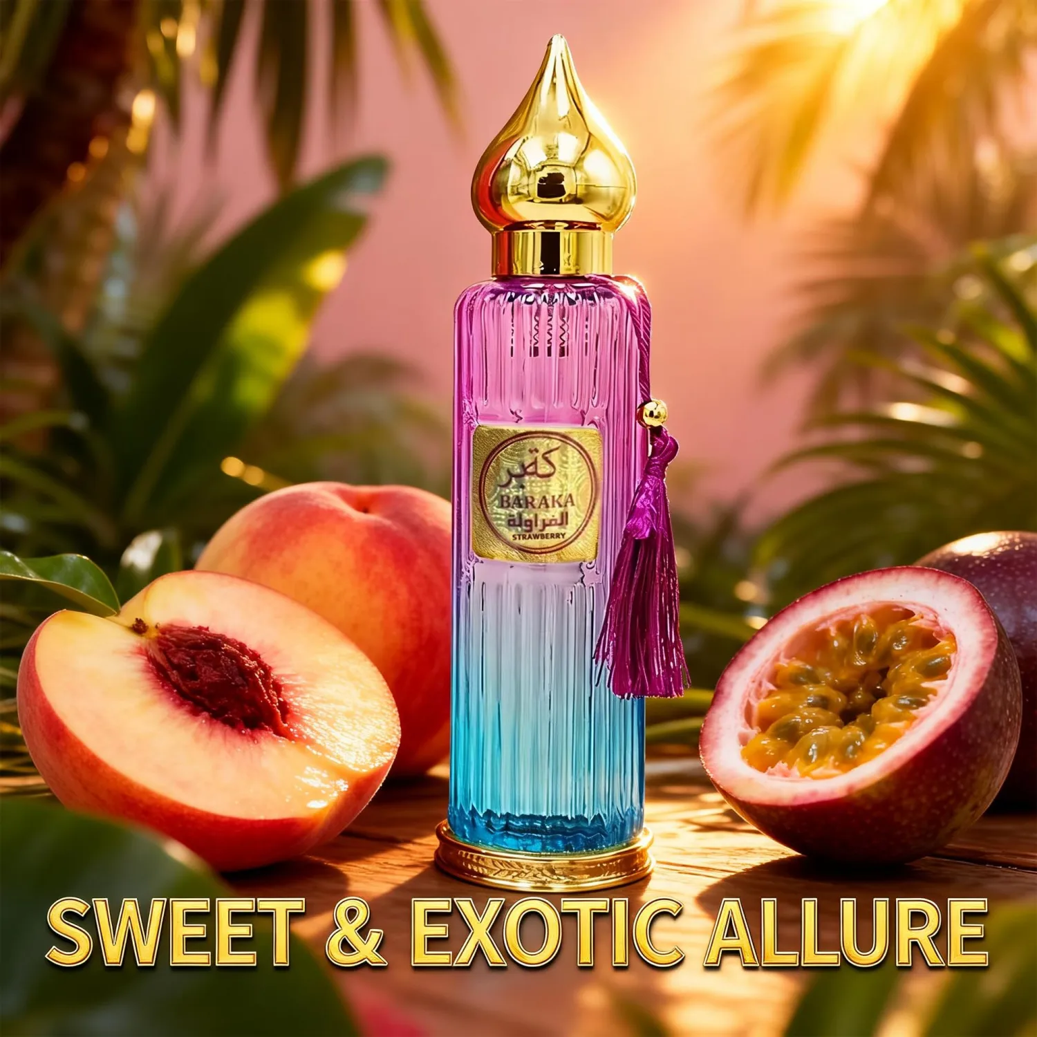 Strawberry Women's Eau de Parfum | 3.4 Fl Oz Fruity Floral Gourmand fragrance | Long Lasting Perfume Gift for Her