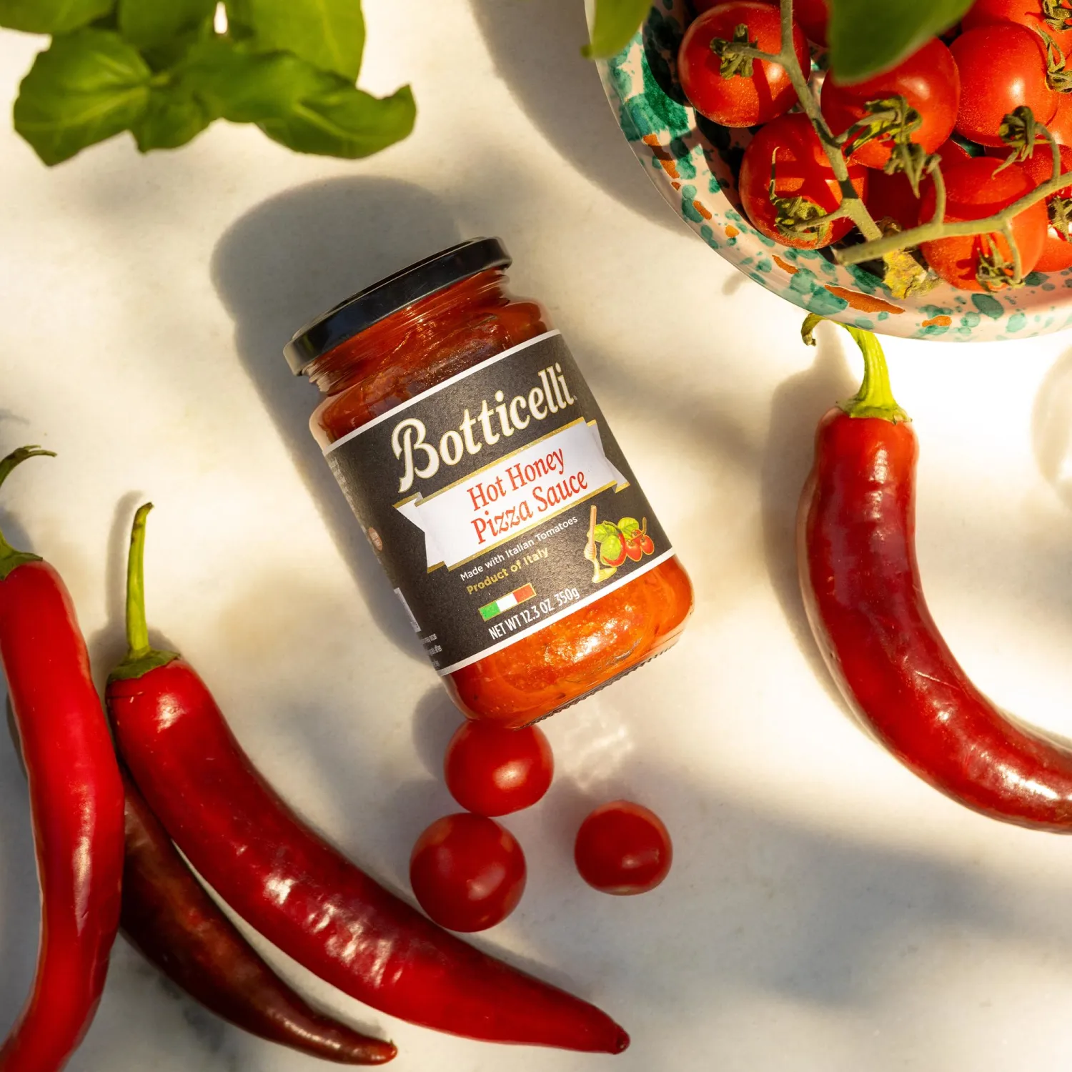 Botticelli Hot Honey Pizza Sauce | 2 Pack Each | 12.3 Oz Jars