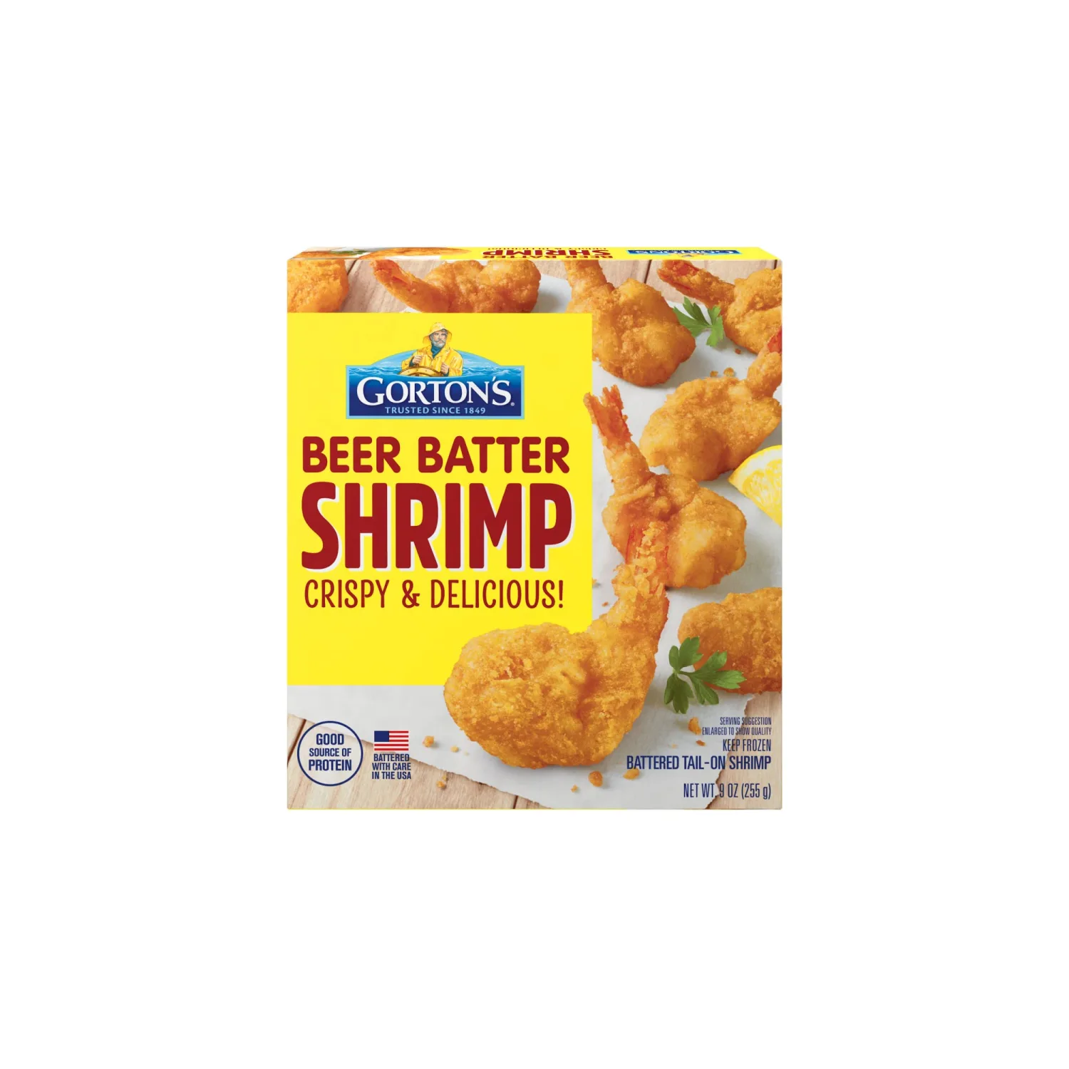 Gorton's, Crispy Pub-Style Beer Batter Shrimp, 9 oz (Frozen)