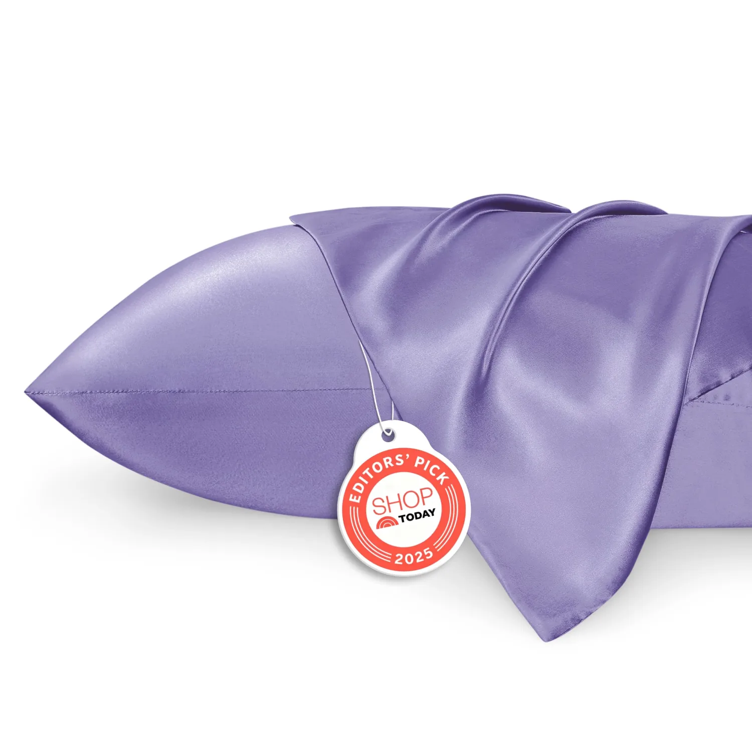 Bedsure Satin Pillowcase 2 Pack Similar to Silk Pillow Cases Standard Size, Pillow Case for Sleeping Women with Envelope Closure, Gifts for Women Men, Lilac, 20x26 Inches, 2pcs