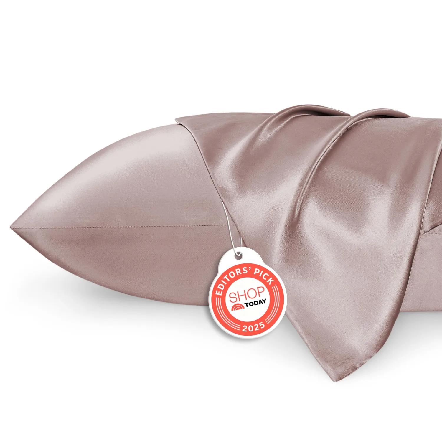 Bedsure Satin Pillowcase 2 Pack Similar to Silk Pillow Cases Standard Size, Pillow Case for Sleeping Women with Envelope Closure, Gifts for Women Men, Dusty Rose, 20x26 Inches, 2pcs