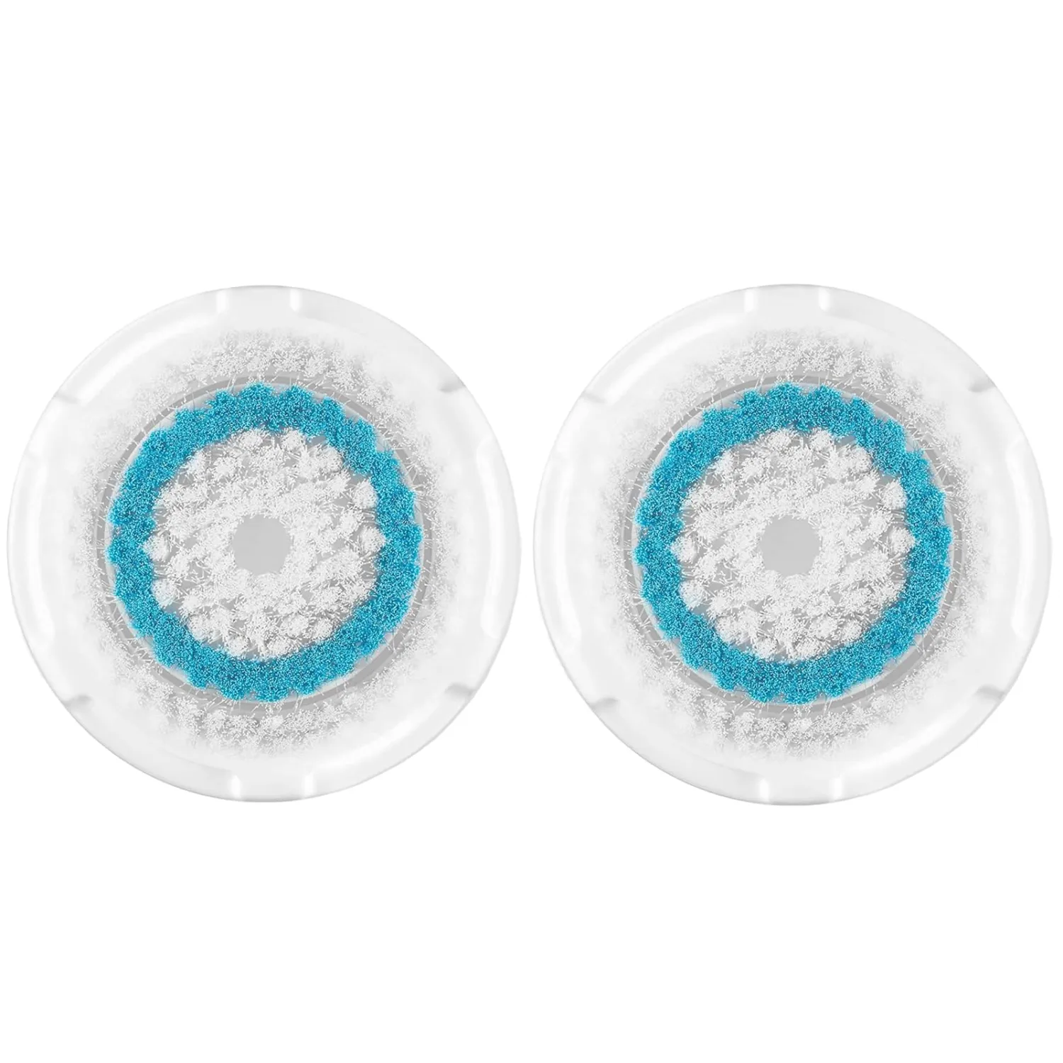 Brush Head Replacements Compatible with Clarisonic Mia 1, Mia 2, Mia Fit, Alpha Fit, Smart Profile Uplift and Alpha Fit Face Cleaning Brush Heads (Blue-2Pack)