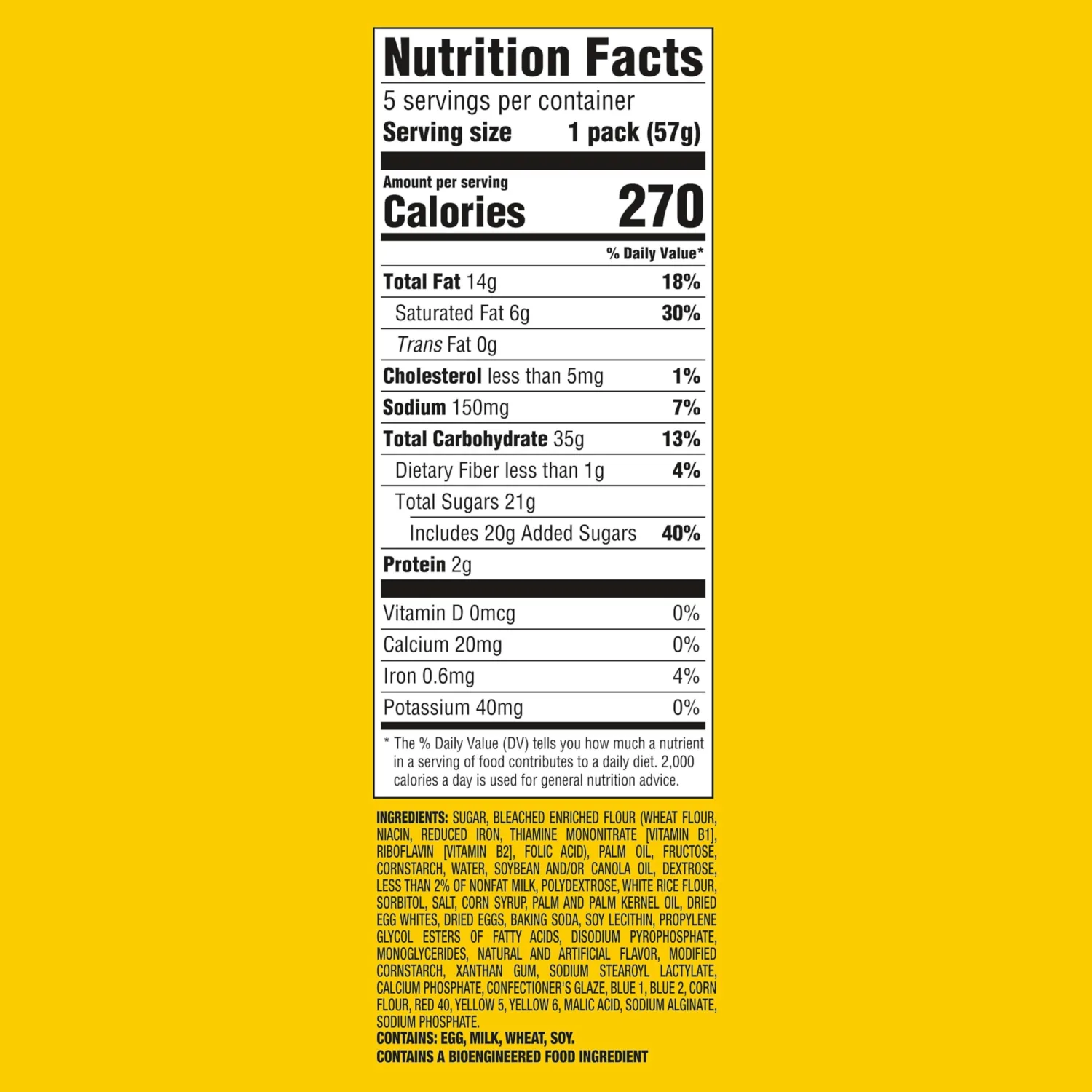 OREO Cakesters Confetti Cake Soft Snack Cakes, 5-2.02 oz Snack Packs