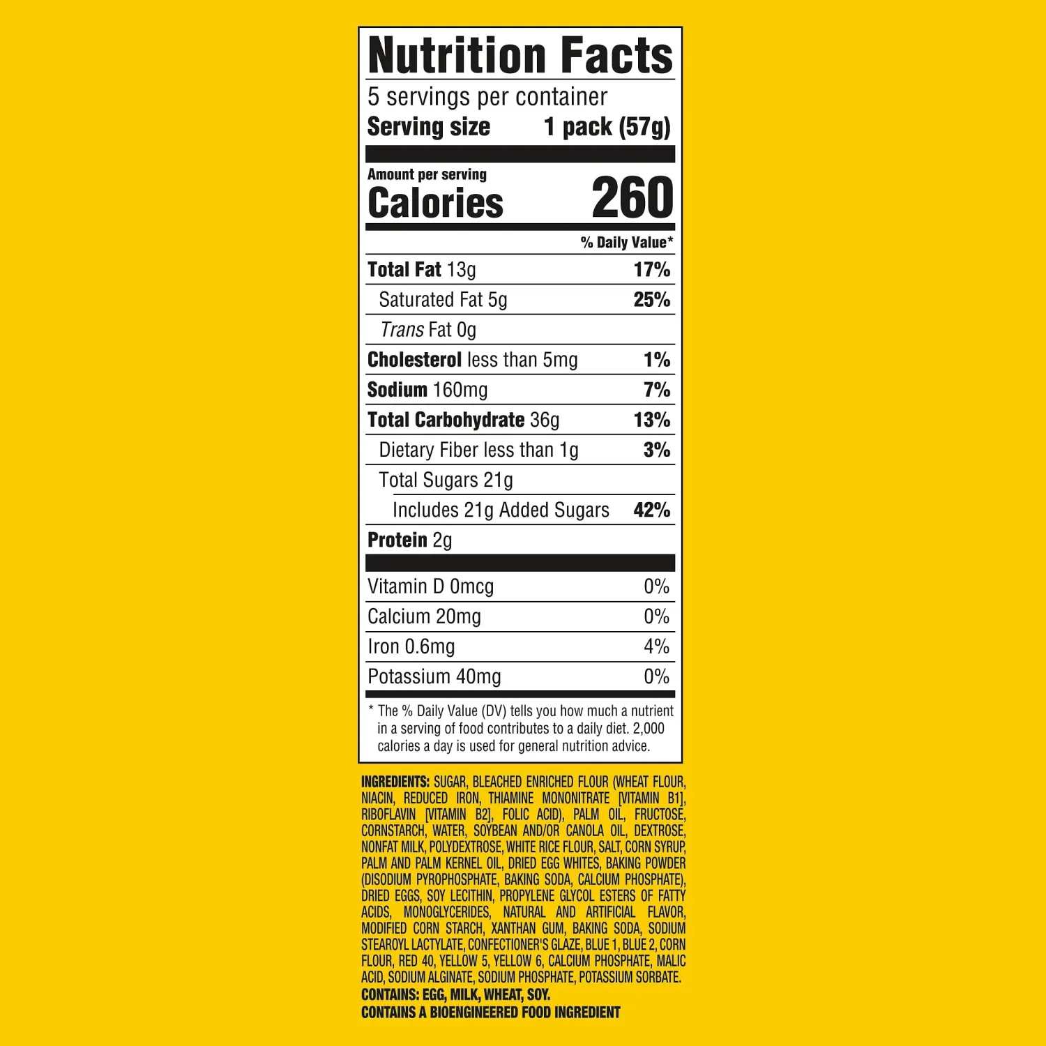 OREO Cakesters Confetti Cake Soft Snack Cakes, 5-2.02 oz Snack Packs (Pack of 2)