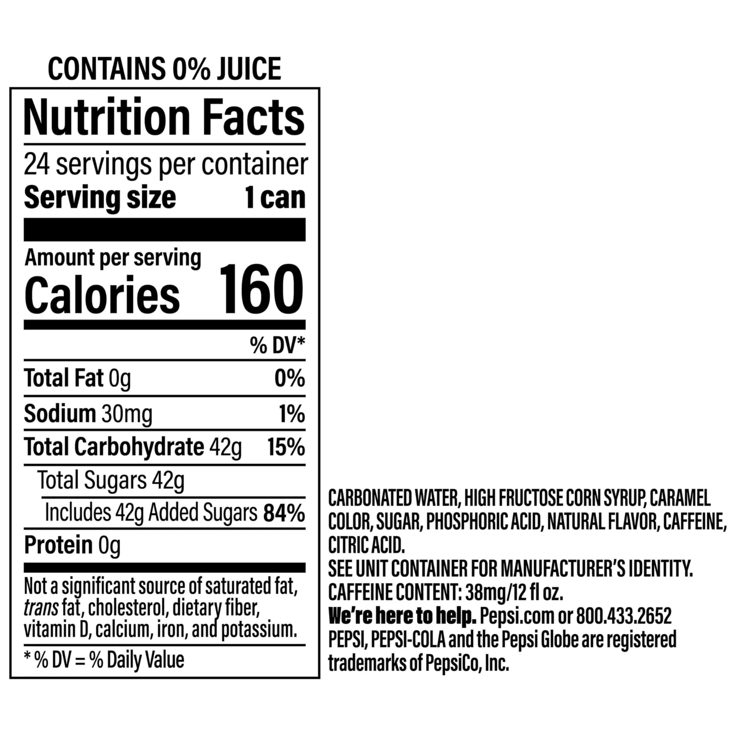 Pepsi Cola Cans (12 Fl Oz, 24 Count)