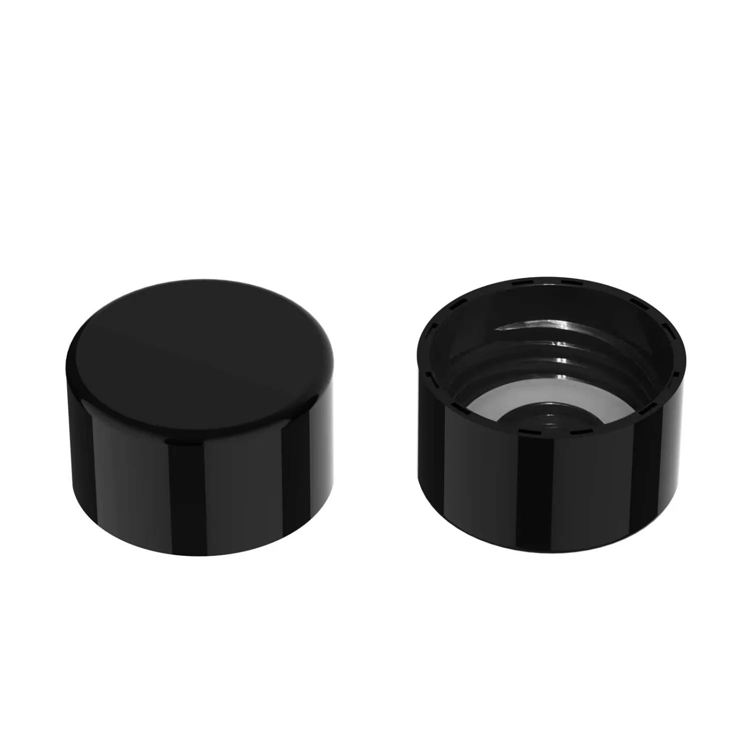 Mycket Soda Water Bottle Caps, 2 Packs Soda Carbonating Bottles Caps Compatible with Most Soda Machine Bottle（Black）