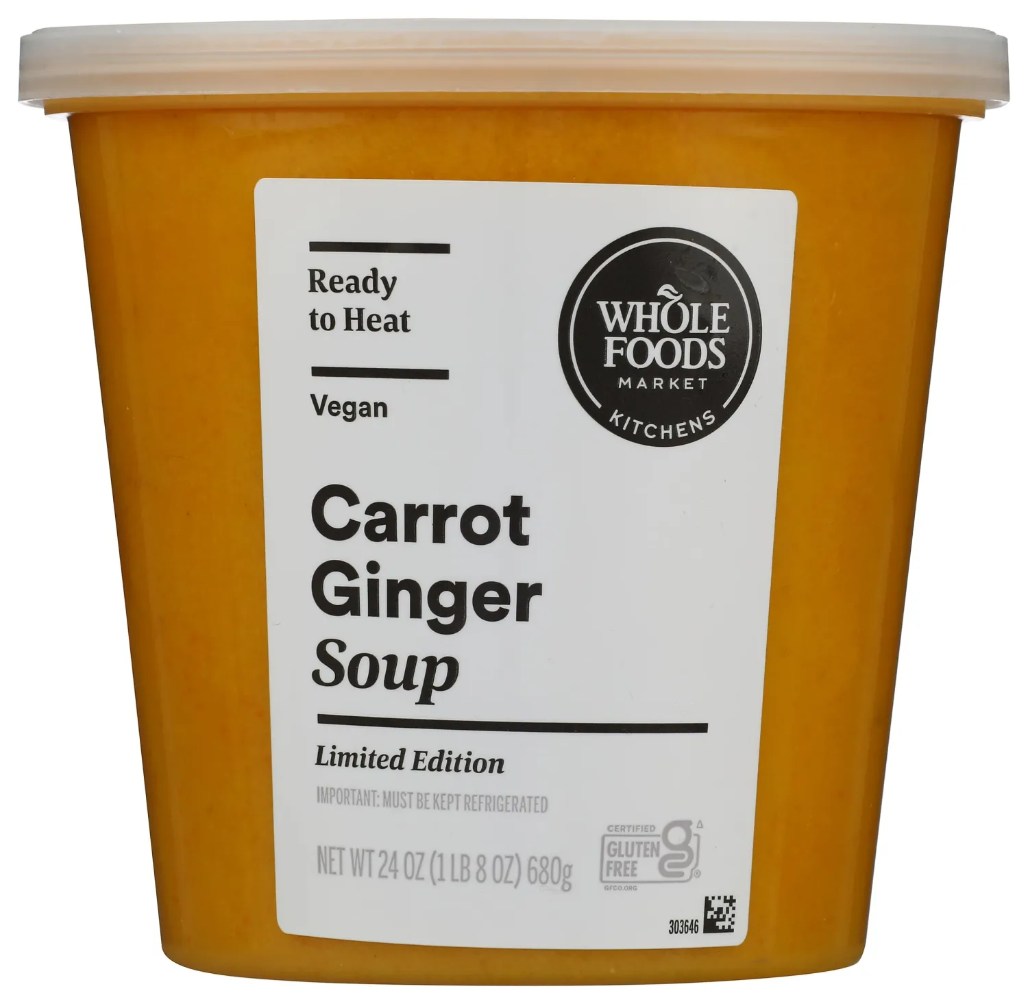 Whole Foods Market, Carrot Ginger Soup, 24 Ounce