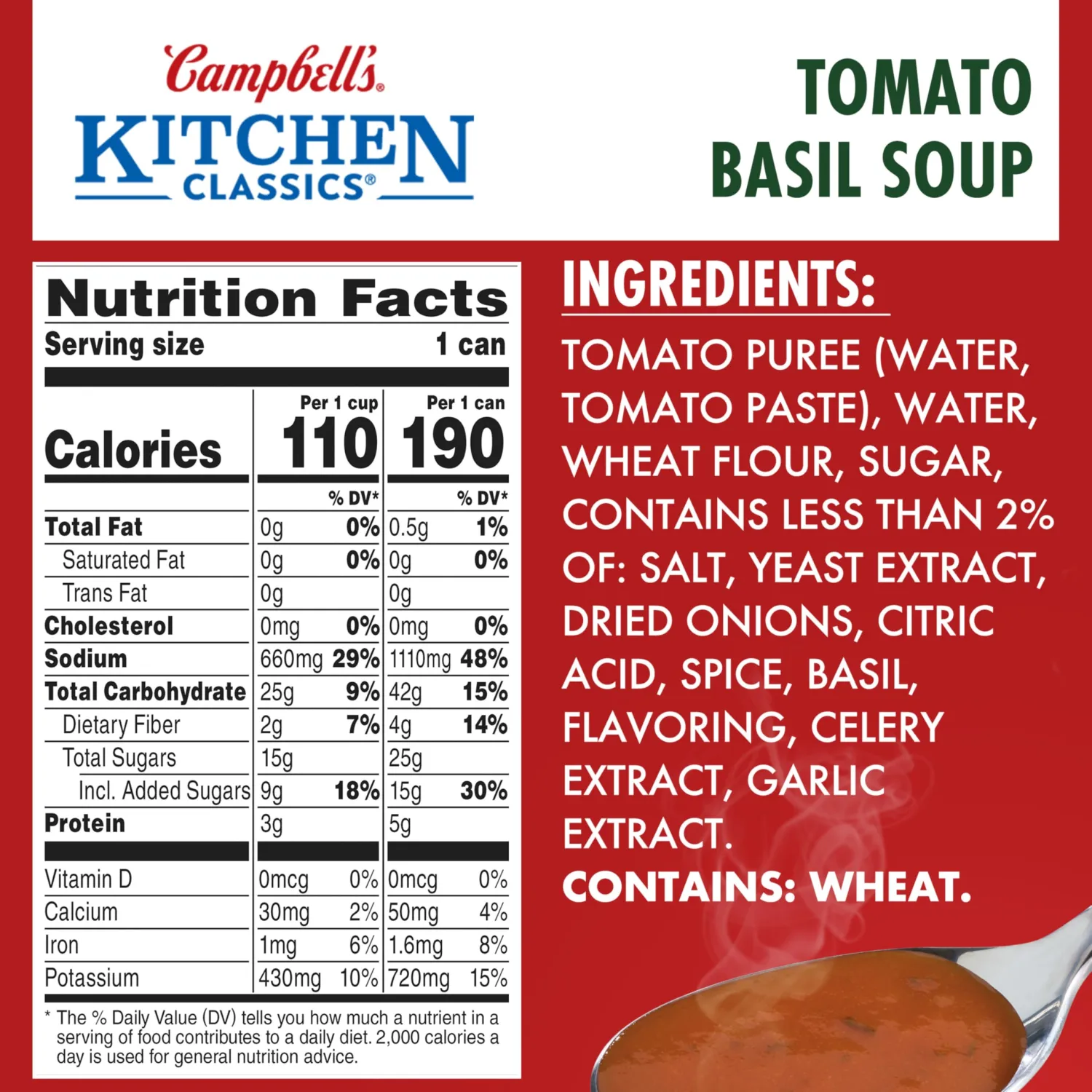 Campbell's Kitchen Classics Tomato, 14.5 oz. Can (Pack of 2)