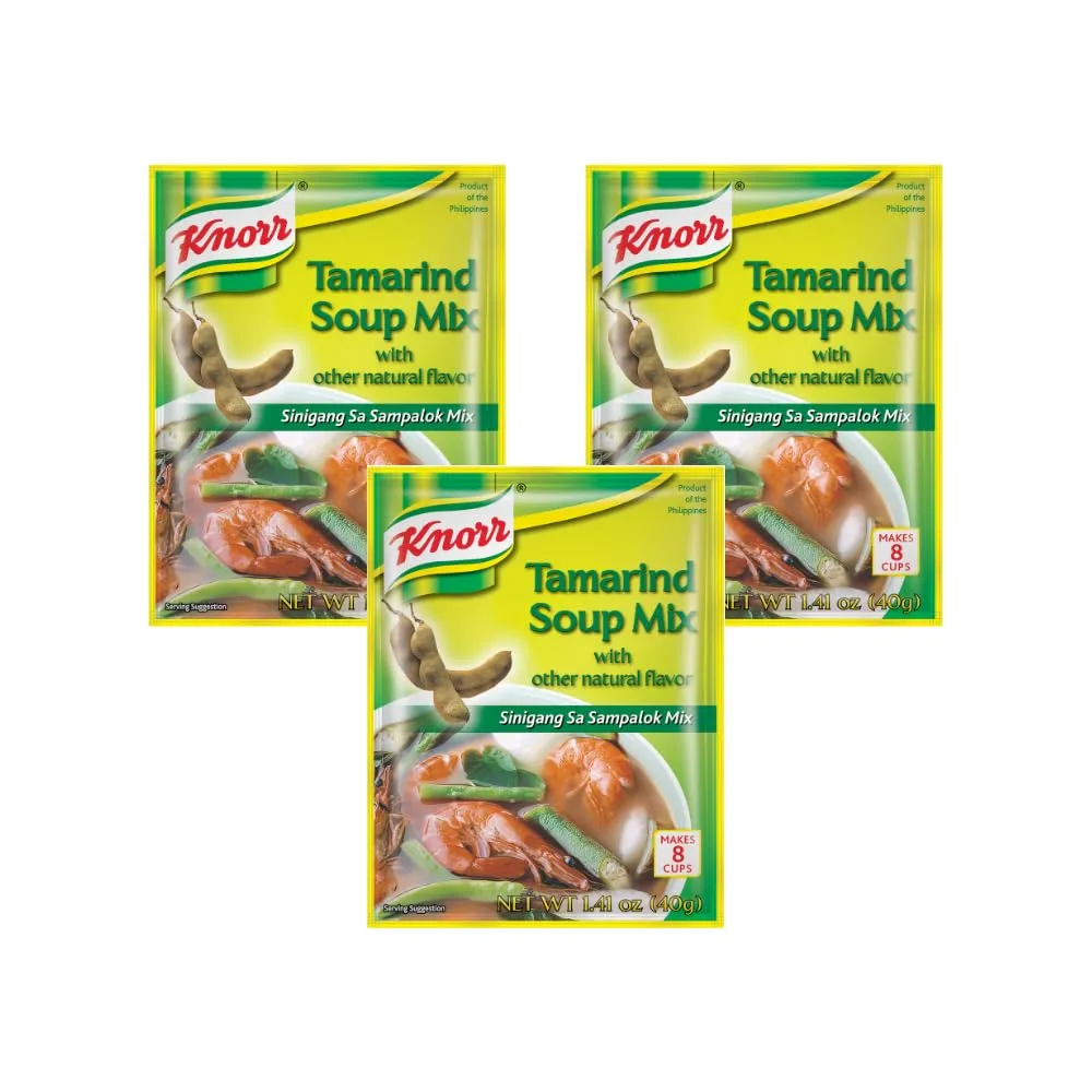 Knorr Tamarind Soup Mix (Sinigang sa Sampalok Mix), 1.41oz (40g) (3)
