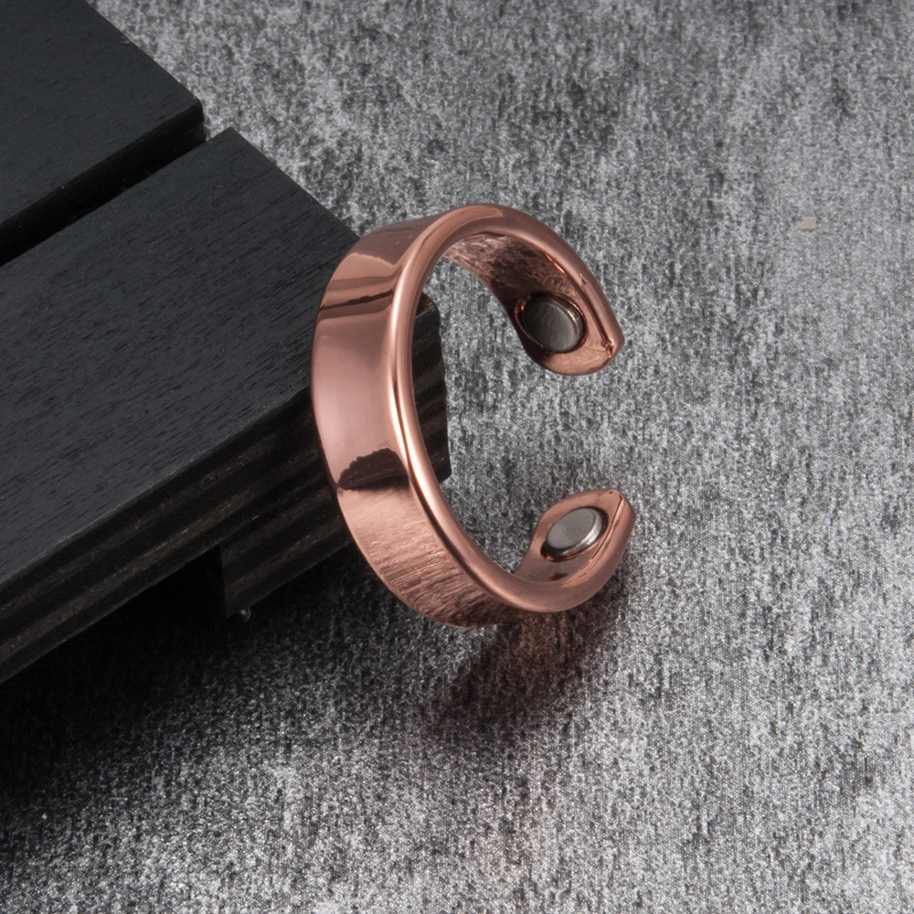 Vintage Men's Magnetic Red Copper Ring