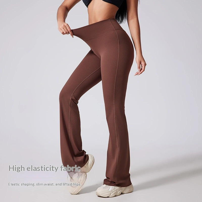 Women's Wide-leg High-waisted Slim-fit Flared Pants