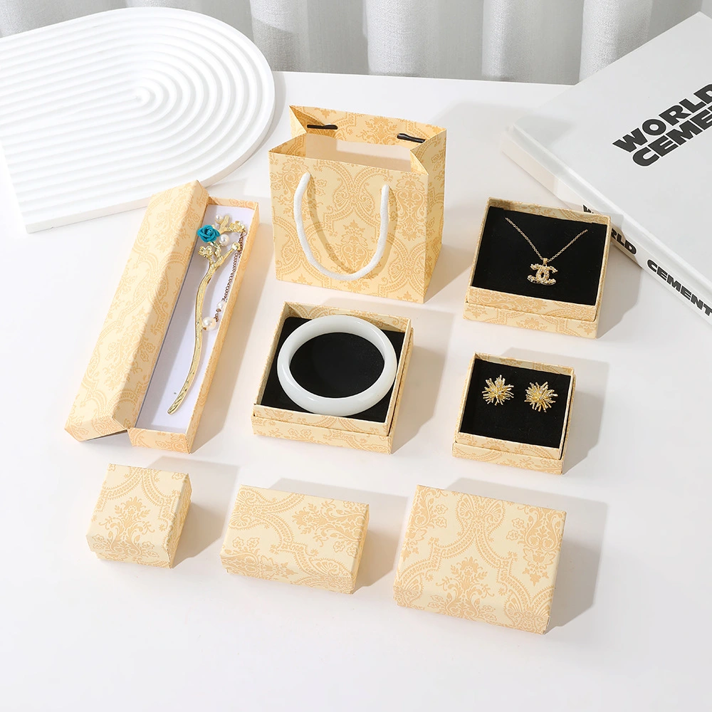 Green Jewelry Box Necklace Earrings