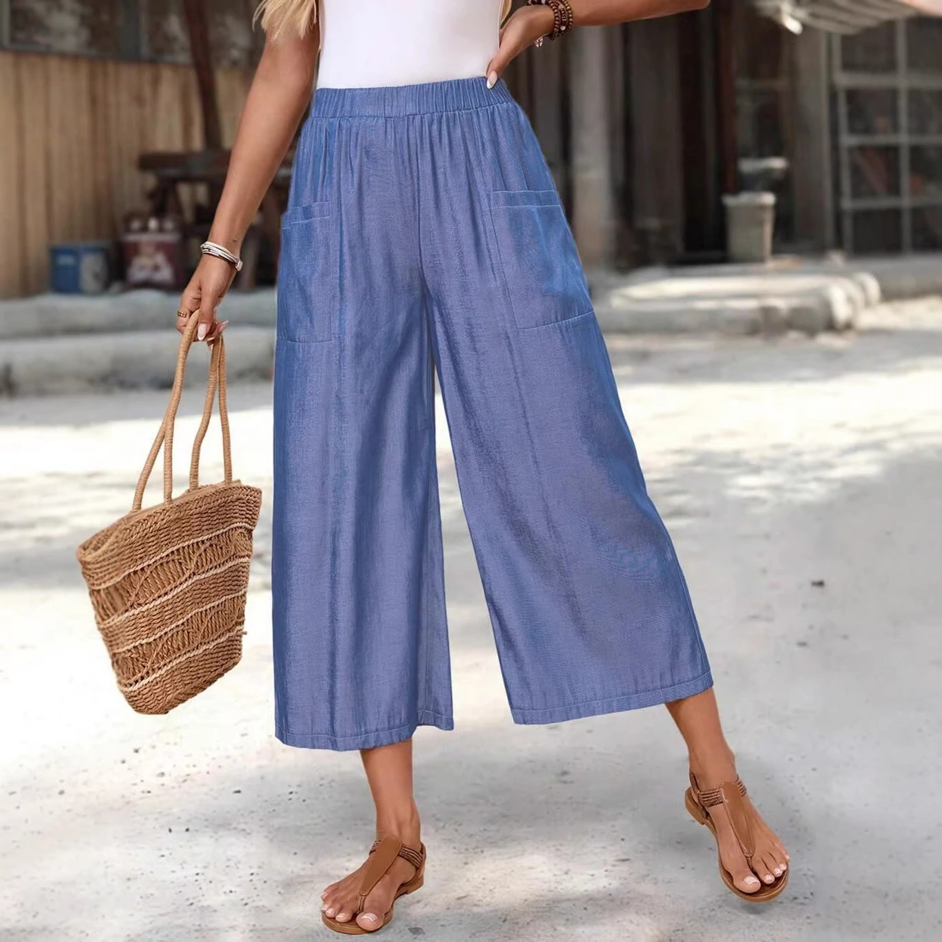 Loose-fitting Fashionable Casual Pants For Women