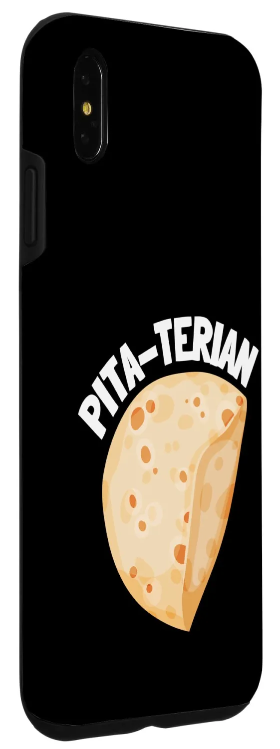 iPhone XS Max Chickpeas Hummus Tahini Falafel Pita And Vegetarian Vegan Case