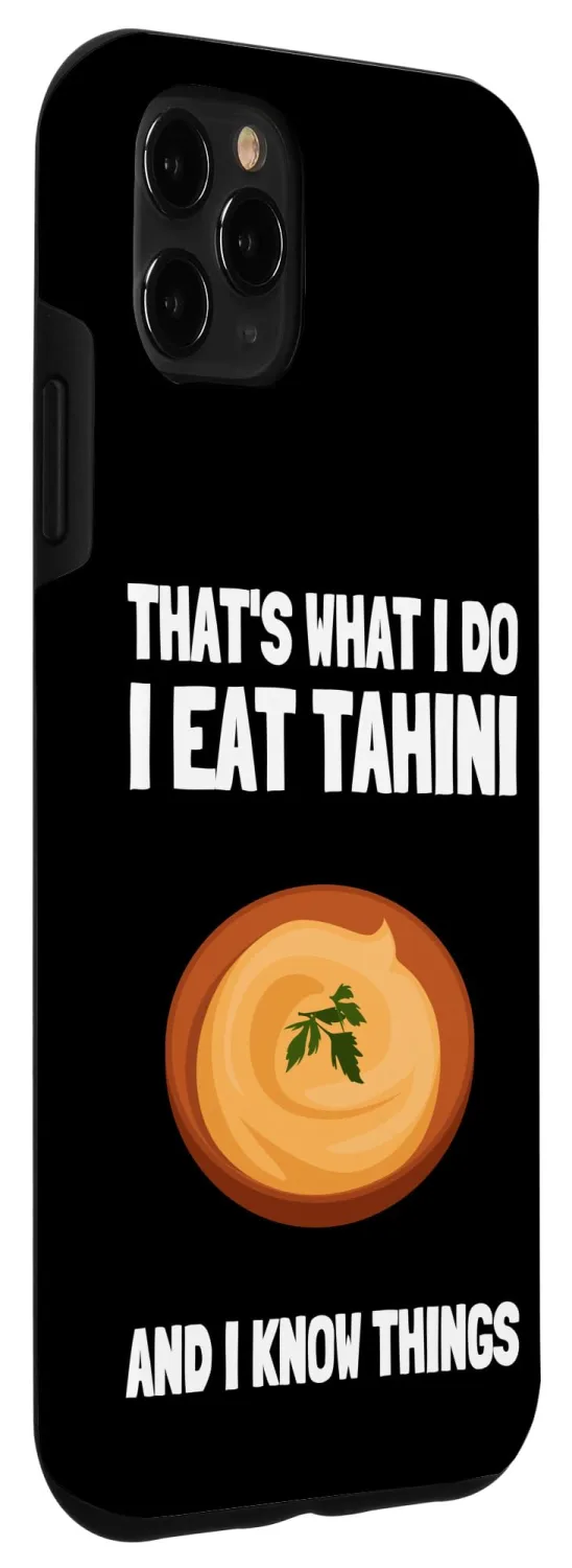 iPhone 11 Pro Max Chickpeas Hummus Tahini Falafel Pita And Vegetarian Vegan Case