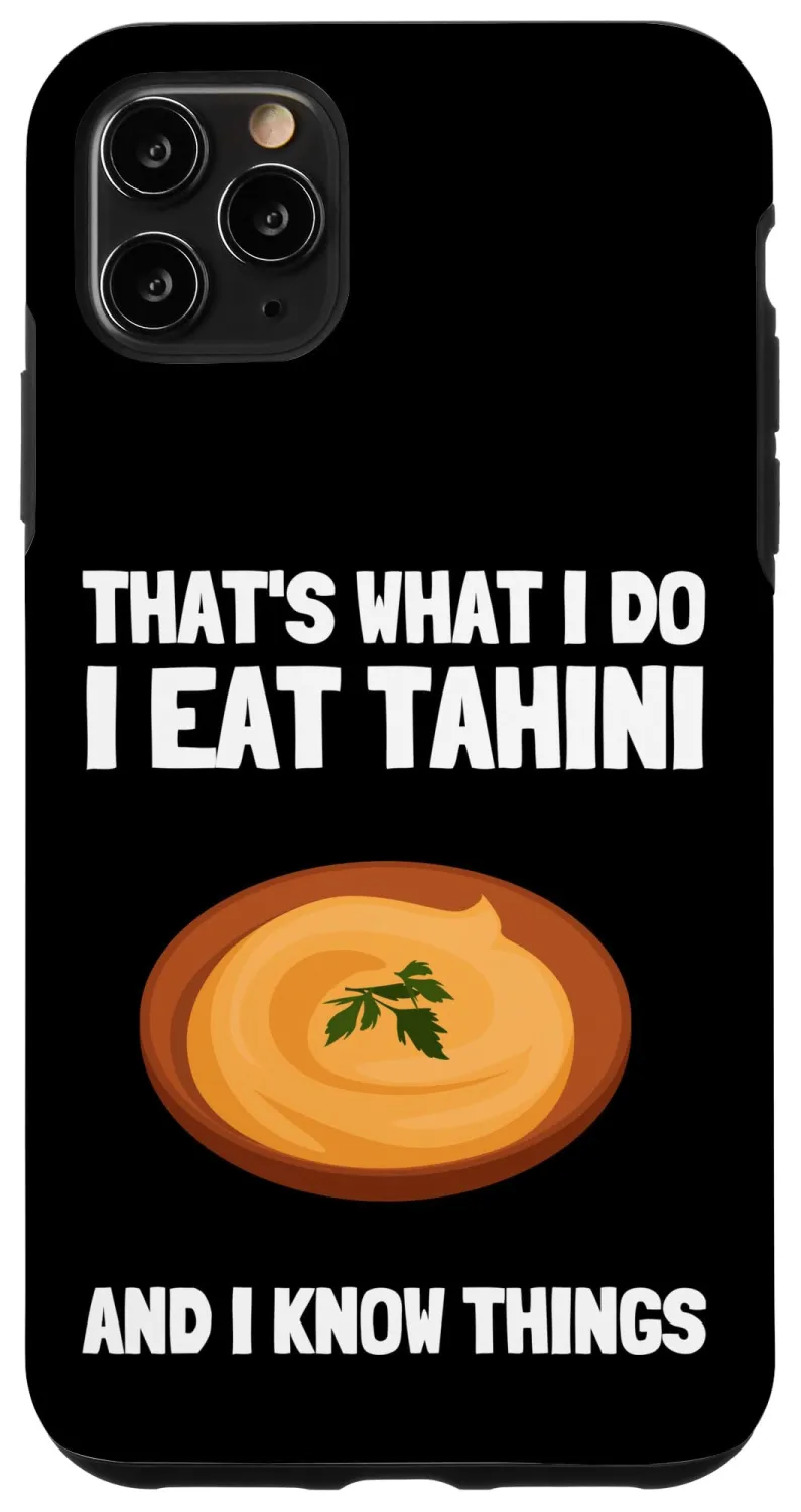 iPhone 11 Pro Max Chickpeas Hummus Tahini Falafel Pita And Vegetarian Vegan Case