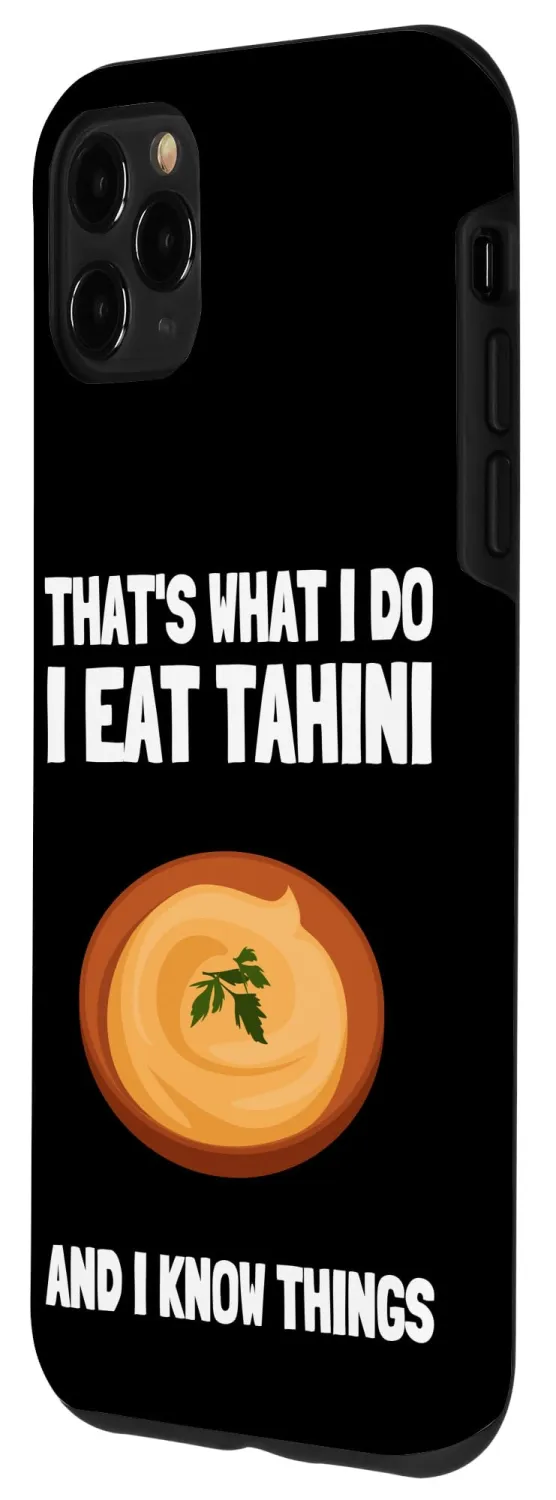 iPhone 11 Pro Max Chickpeas Hummus Tahini Falafel Pita And Vegetarian Vegan Case