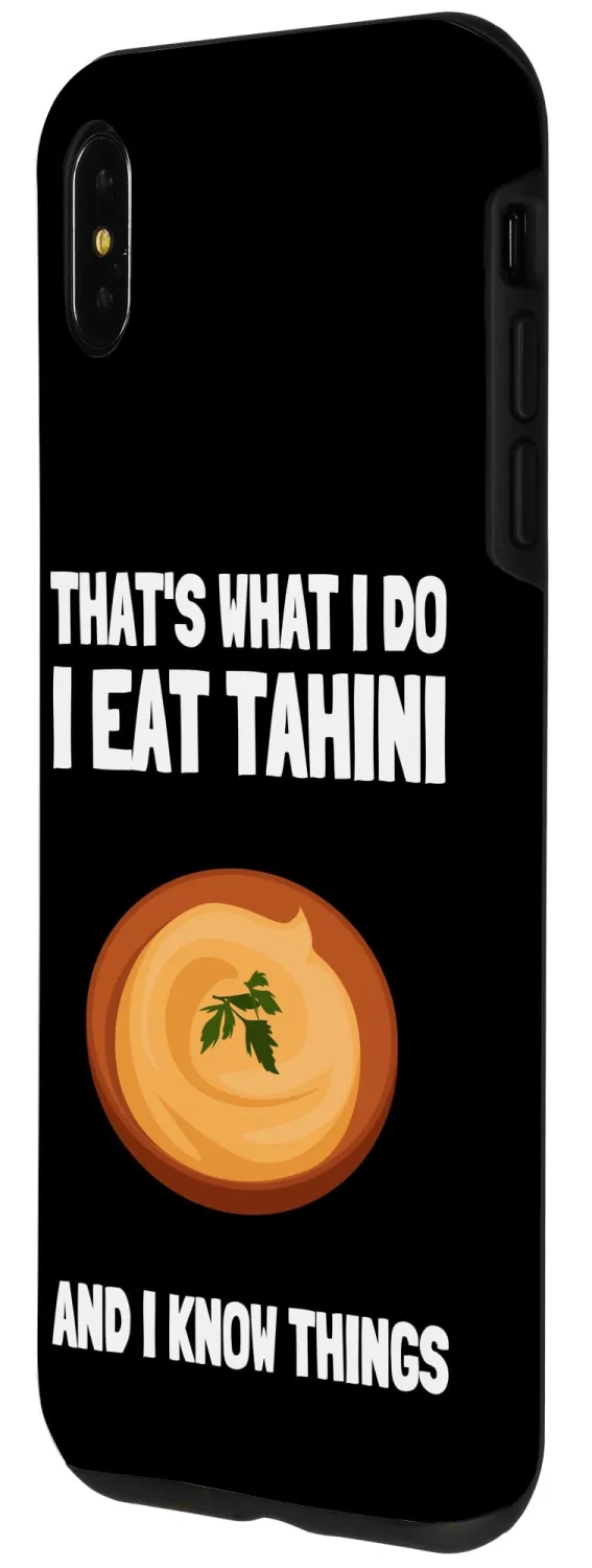 iPhone XS Max Chickpeas Hummus Tahini Falafel Pita And Vegetarian Vegan Case