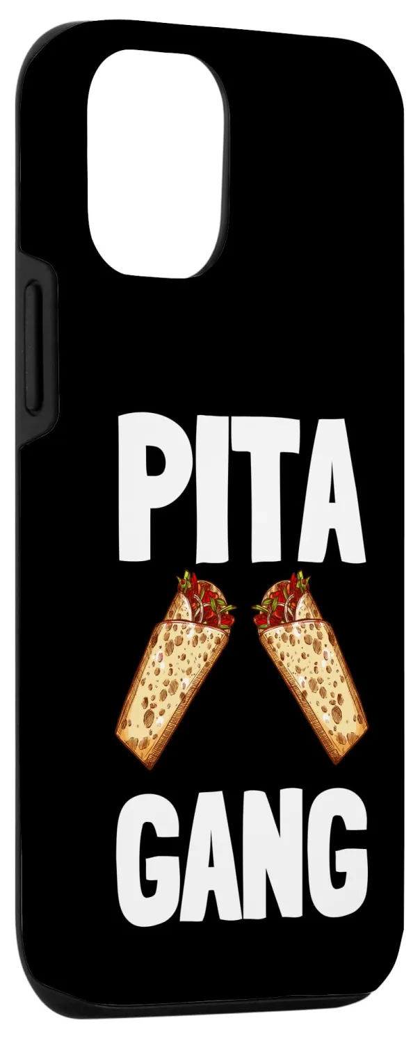 iPhone 12/12 Pro Chickpeas Hummus Tahini Falafel Pita And Vegetarian Vegan Case