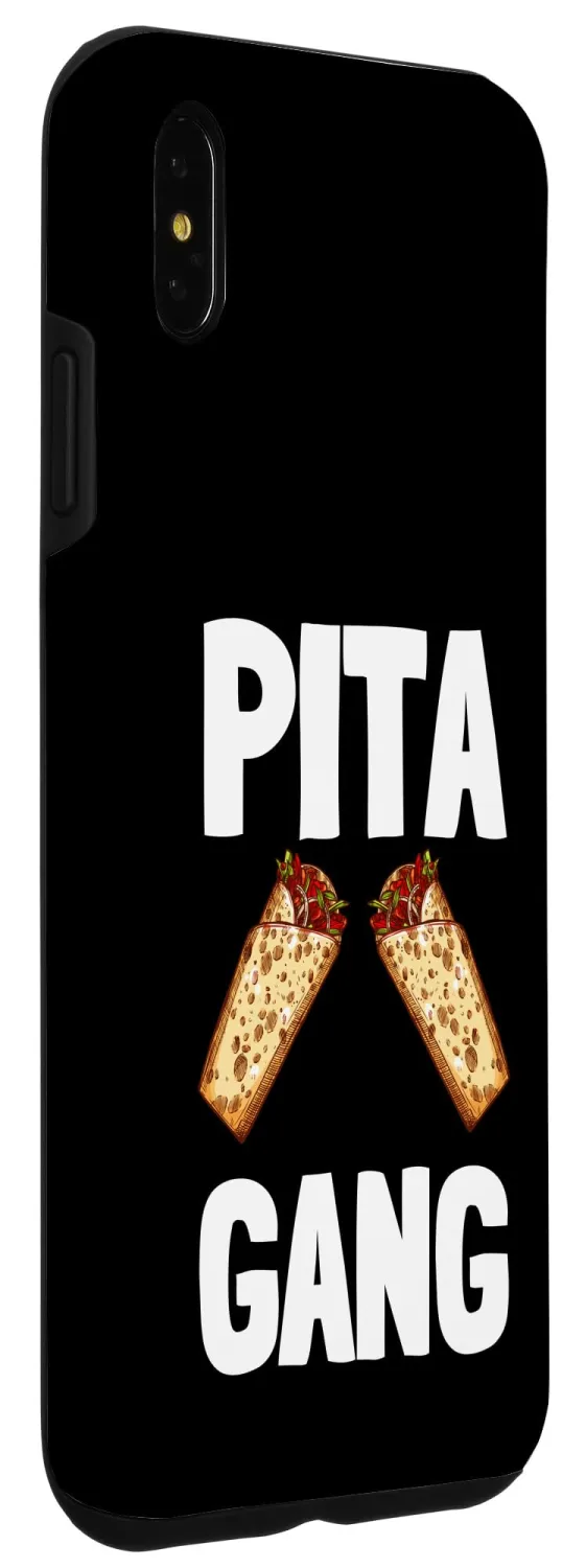 iPhone XS Max Chickpeas Hummus Tahini Falafel Pita And Vegetarian Vegan Case