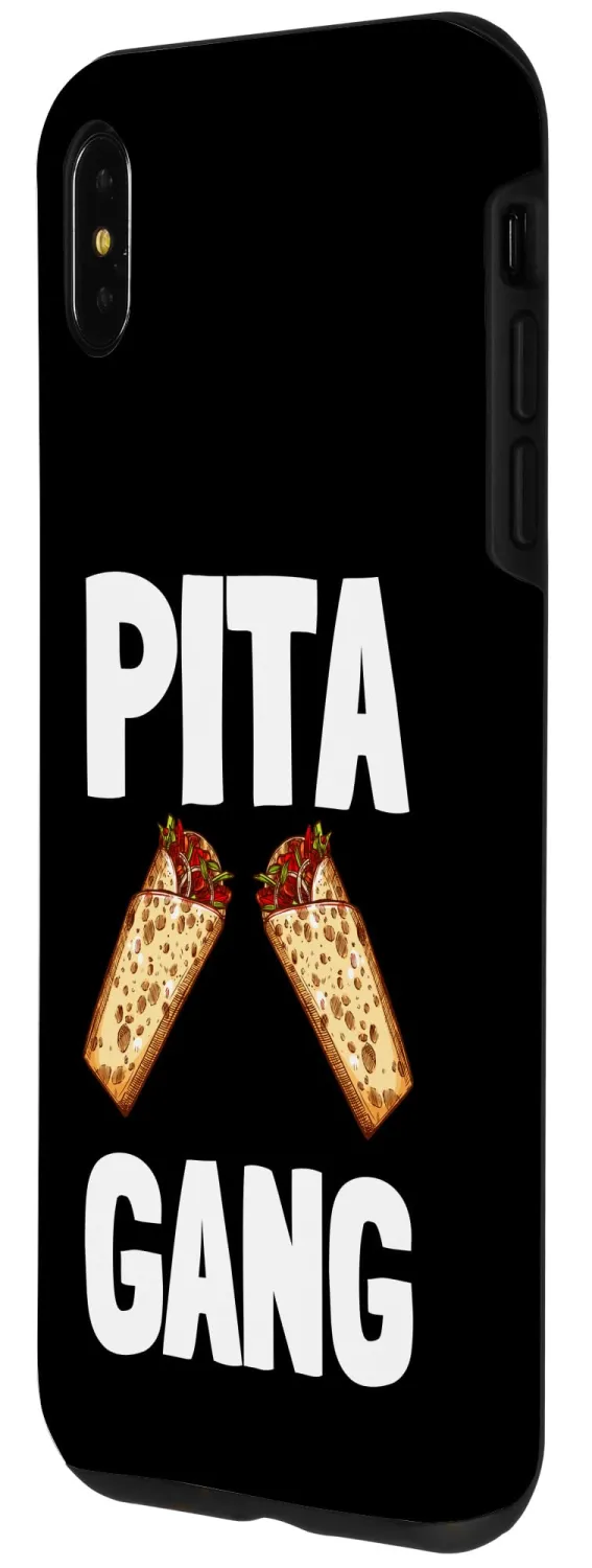 iPhone XS Max Chickpeas Hummus Tahini Falafel Pita And Vegetarian Vegan Case