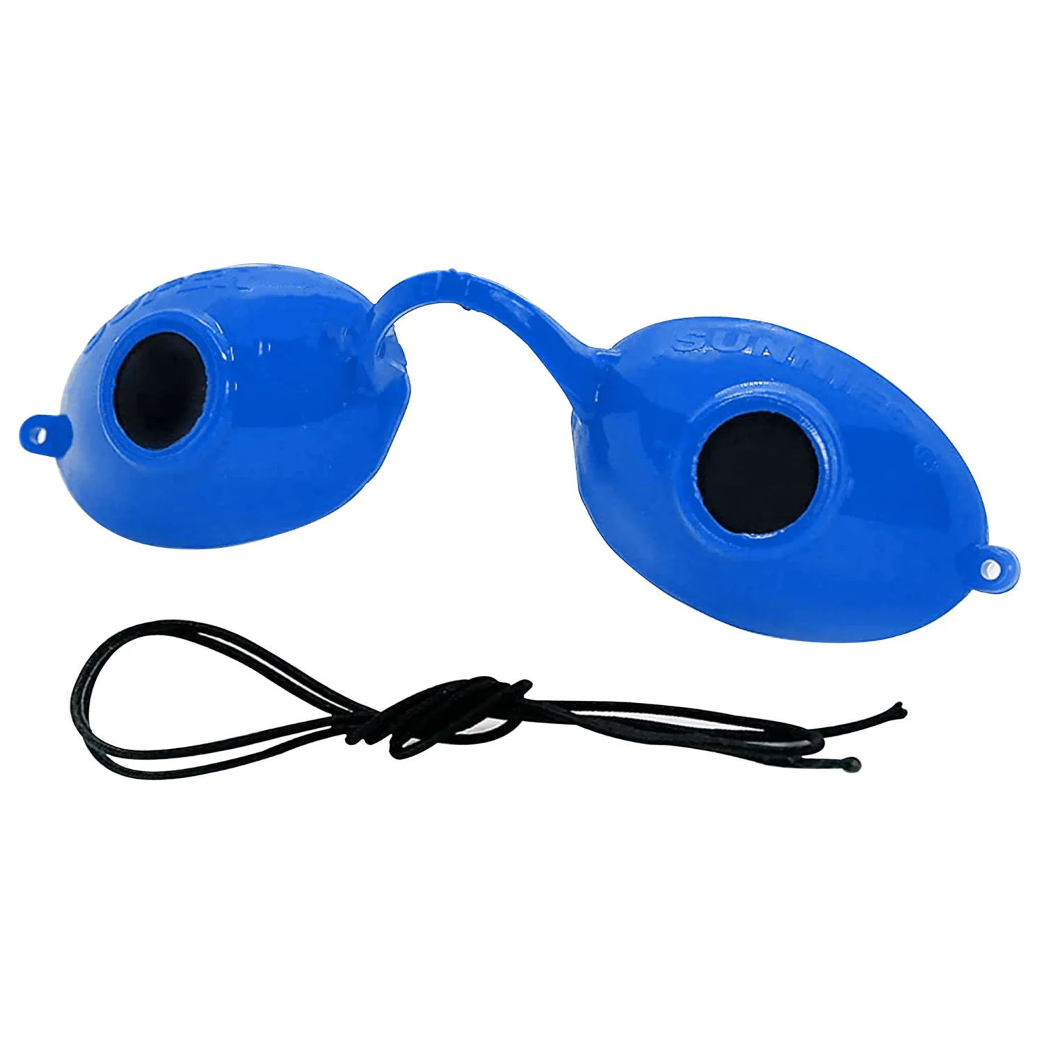 Super Sunnies UV Eye Protection FDA Compliant Eyeshields, Tanning Bed Goggles, Red Light Therapy Glasses w/Strap