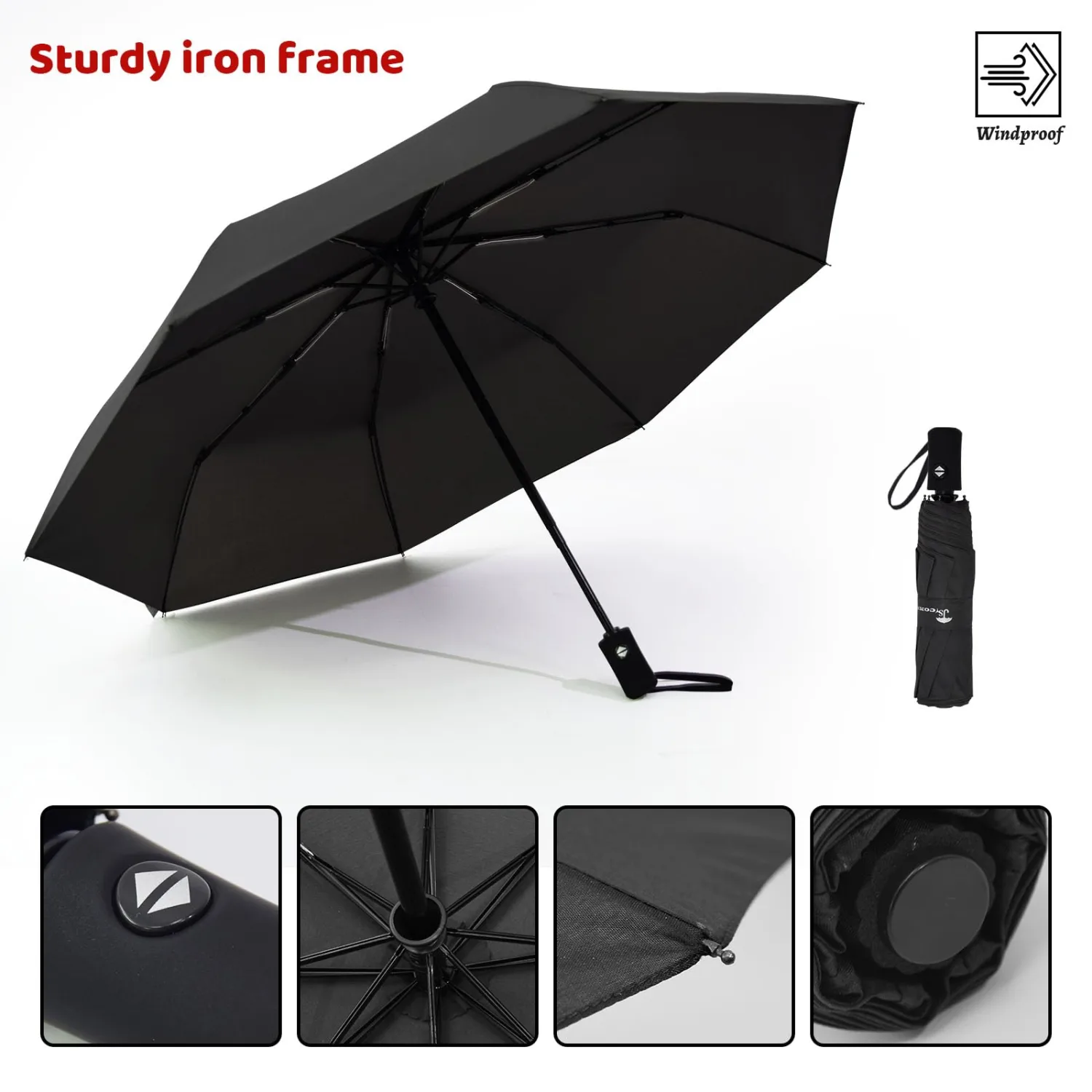 SY COMPACT Travel Umbrella Windproof Automatic Umbrellas Small Compact UV Sun Protection Factory Outlet Umbrella