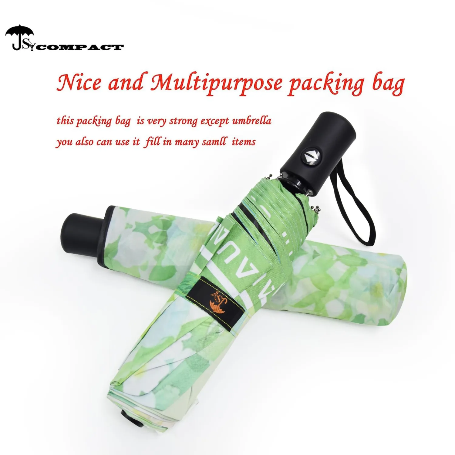 SY COMPACT Travel Umbrella Windproof Automatic Umbrellas Small Compact UV Sun Protection Factory Outlet Umbrella