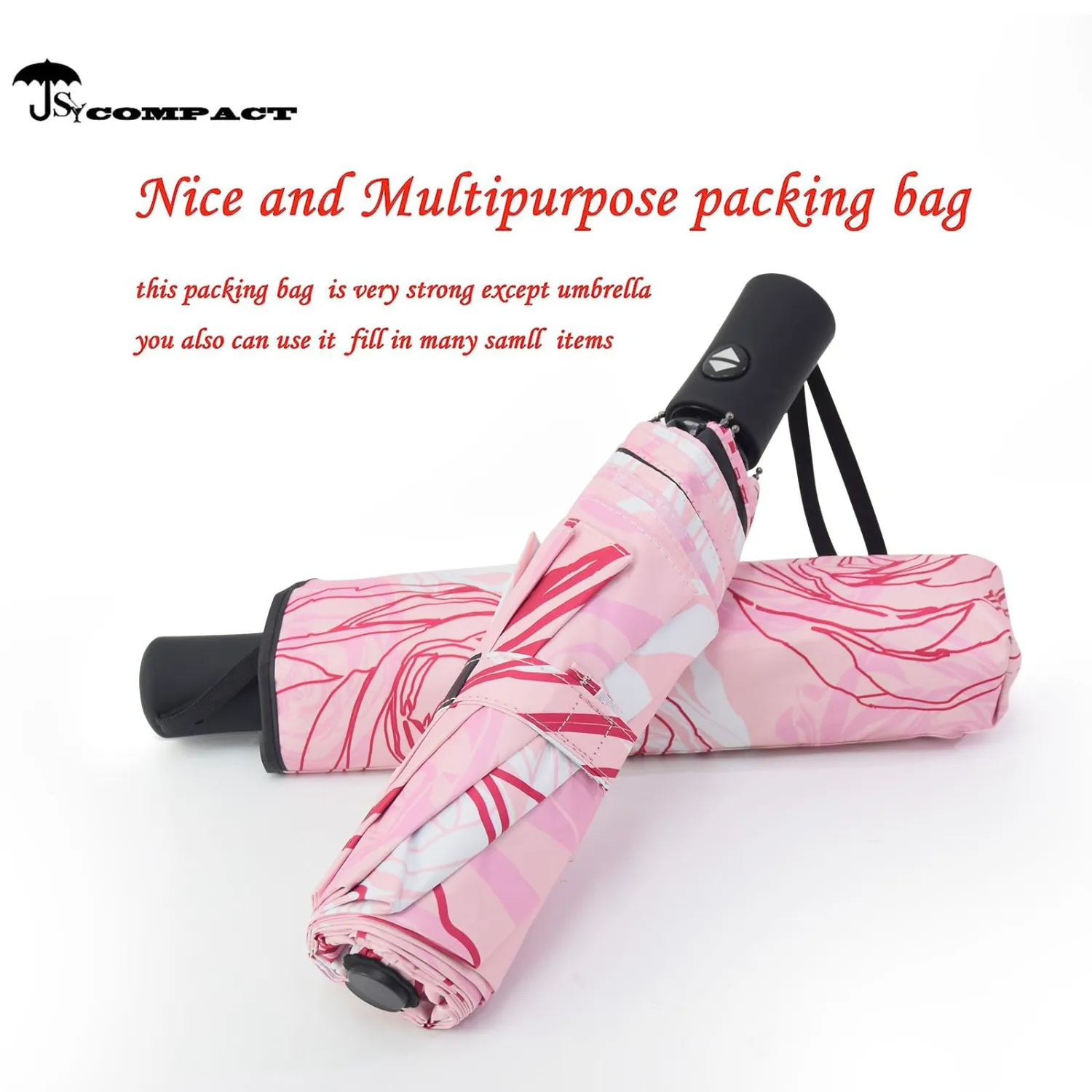 SY COMPACT Travel Umbrella Windproof Automatic Umbrellas Small Compact UV Sun Protection Factory Outlet Umbrella