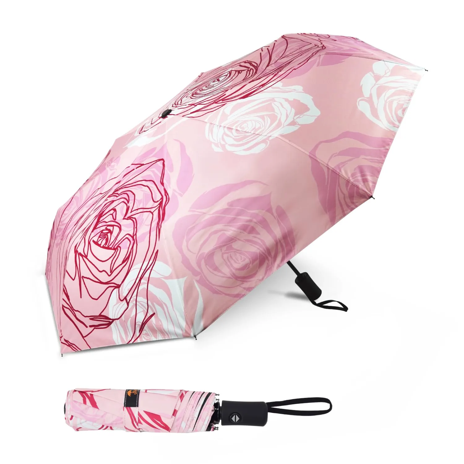 SY COMPACT Travel Umbrella Windproof Automatic Umbrellas Small Compact UV Sun Protection Factory Outlet Umbrella