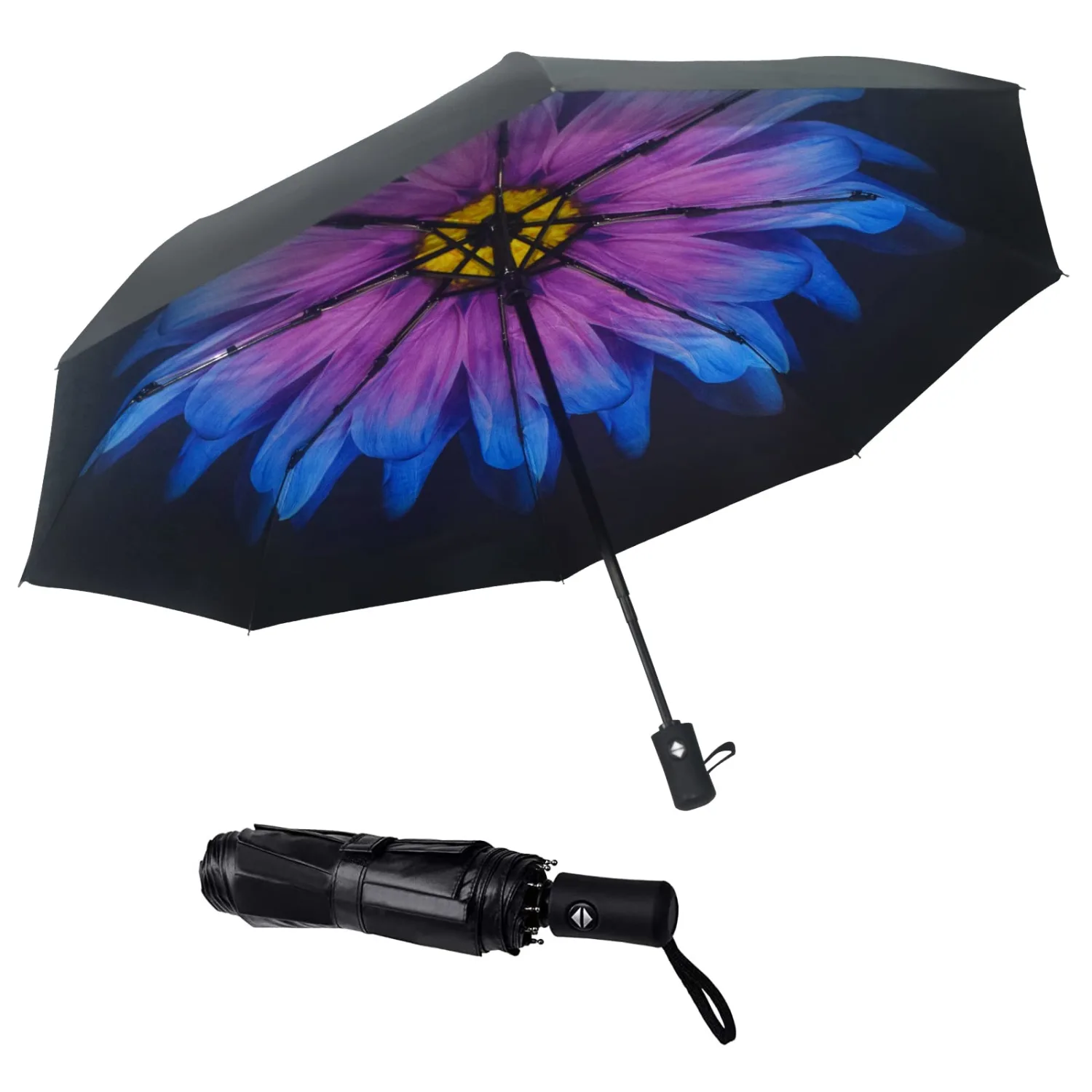 SY COMPACT Travel Umbrella Windproof Automatic Umbrellas Small Compact UV Sun Protection Factory Outlet Umbrella