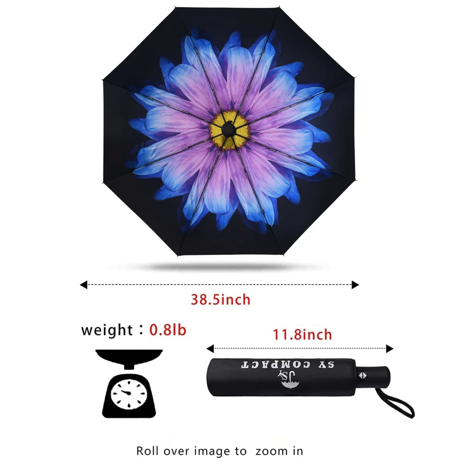 SY COMPACT Travel Umbrella Windproof Automatic Umbrellas Small Compact UV Sun Protection Factory Outlet Umbrella