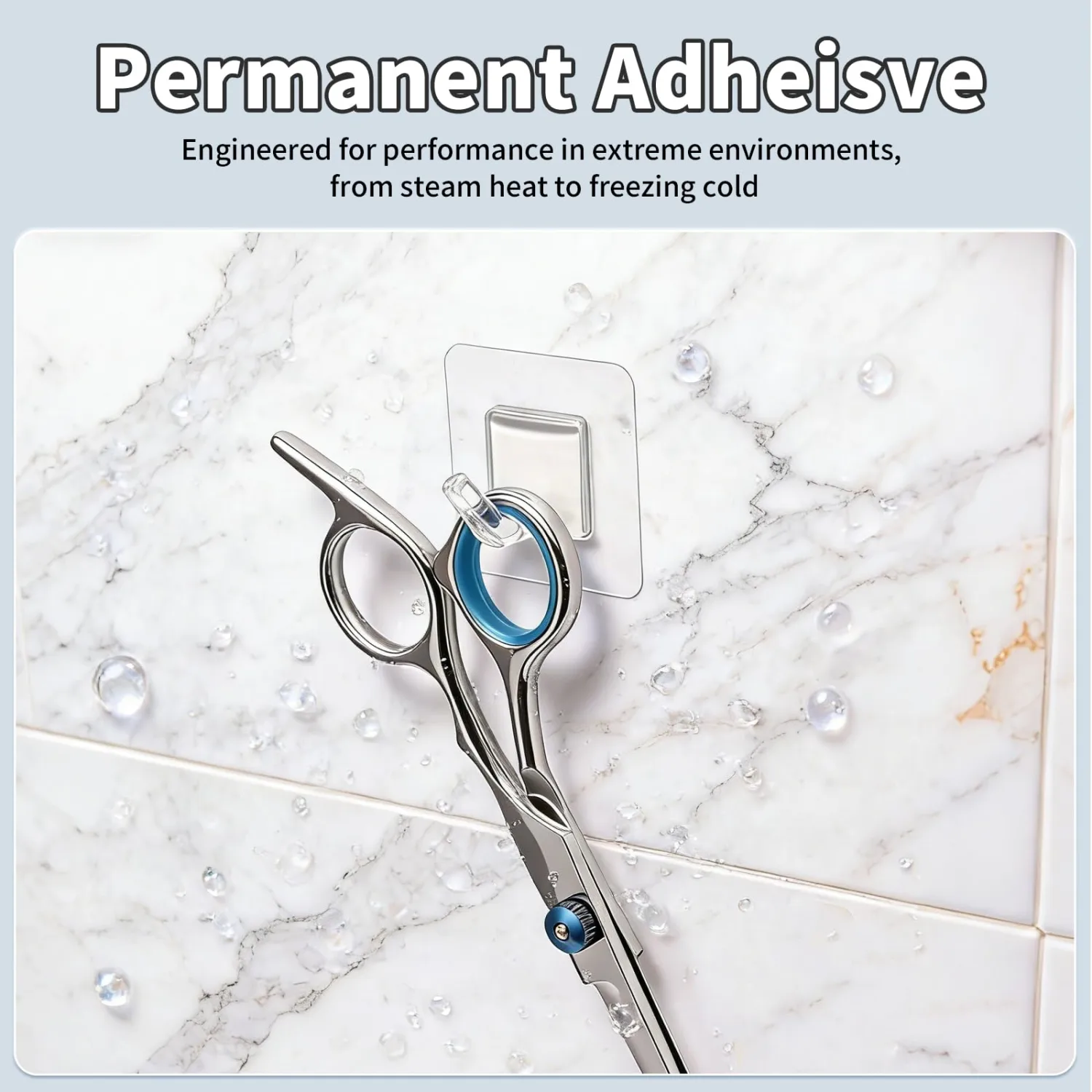 20 Pack Adhesive Wall Hooks for Hanging, Clear Adhesive Towel Coat Hooks, Damage Free Sticky Utility Hooks for Bathroom, Outdoor, Kitchen, Door