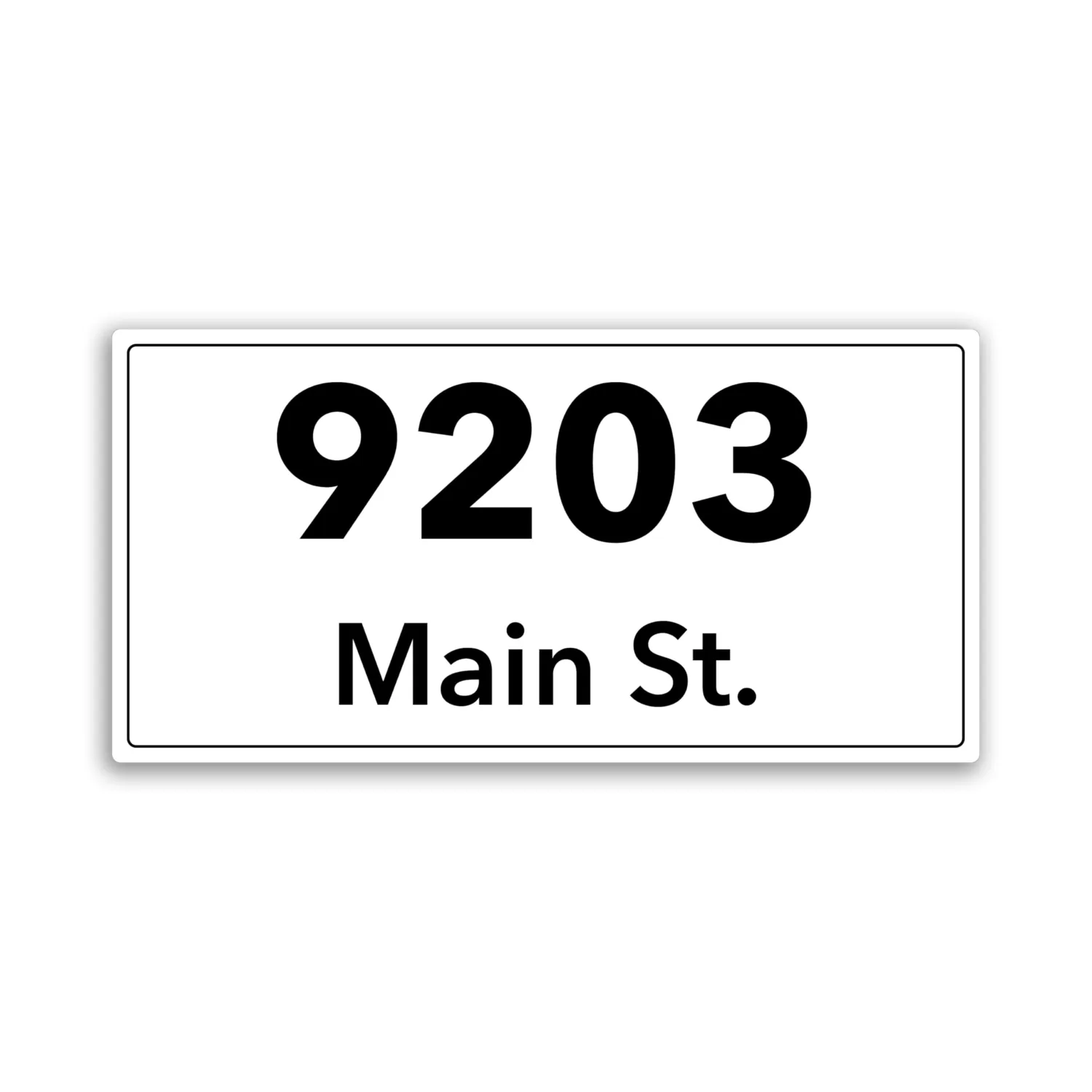 Personalized Trash Can Stickers - Custom Garbage, Recycle and Yard Waste Container Labels for Address, House Number and Street Name