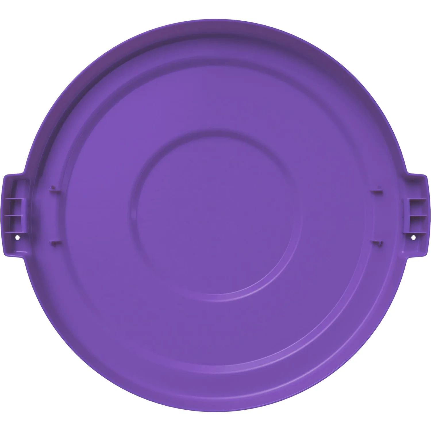 SPARTA Bronco Lid for 20 Gal. Trash Can, Durable, Food-Safe, NSF and HACCP-Compliant, Lid for Commercial Use (Container Sold Separately – Fits Bronco Only), Polyethylene, 20 Gallon, Purple
