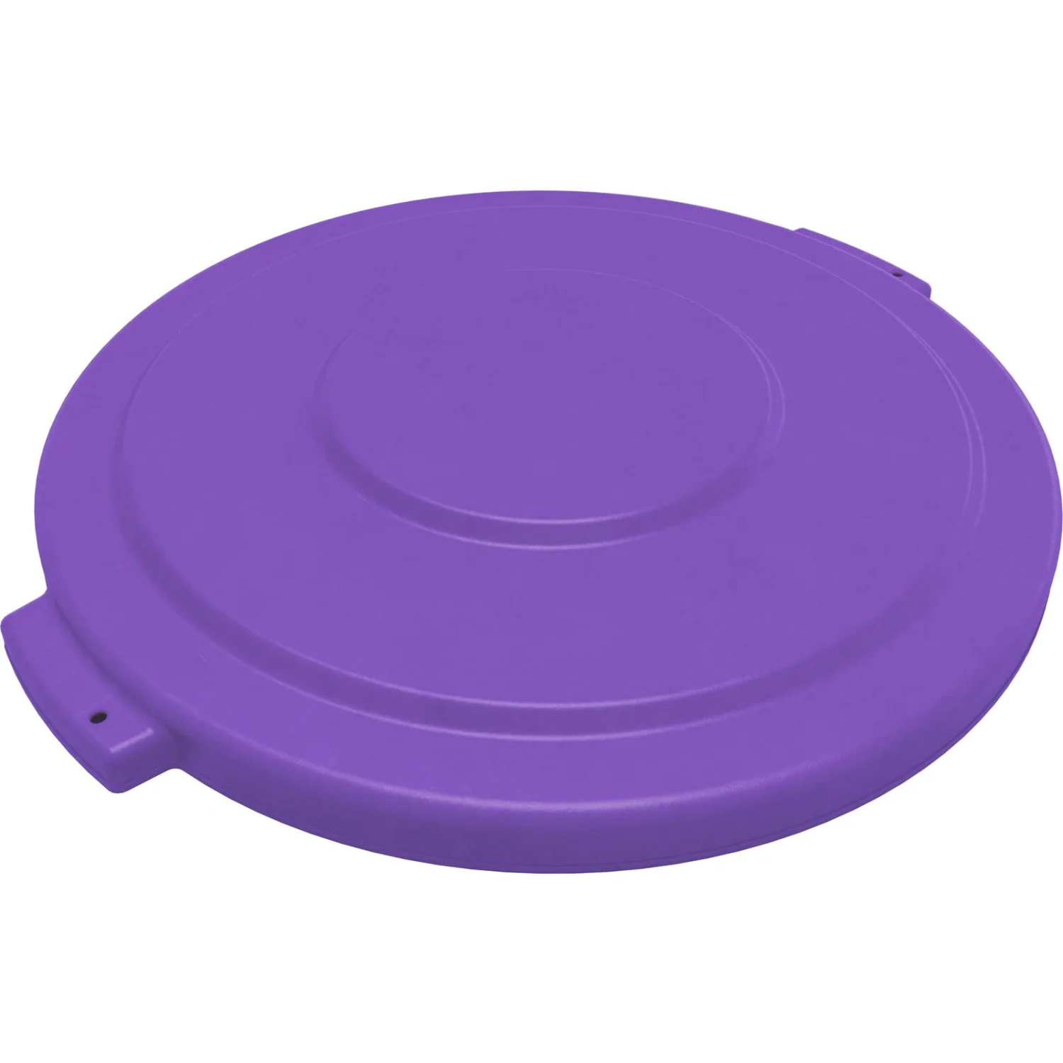 SPARTA Bronco Lid for 20 Gal. Trash Can, Durable, Food-Safe, NSF and HACCP-Compliant, Lid for Commercial Use (Container Sold Separately – Fits Bronco Only), Polyethylene, 20 Gallon, Purple