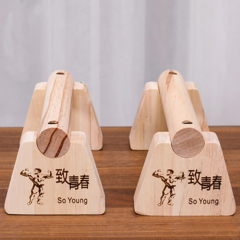 Wooden Home Push-up And Handstand Trainer For Dorm Use