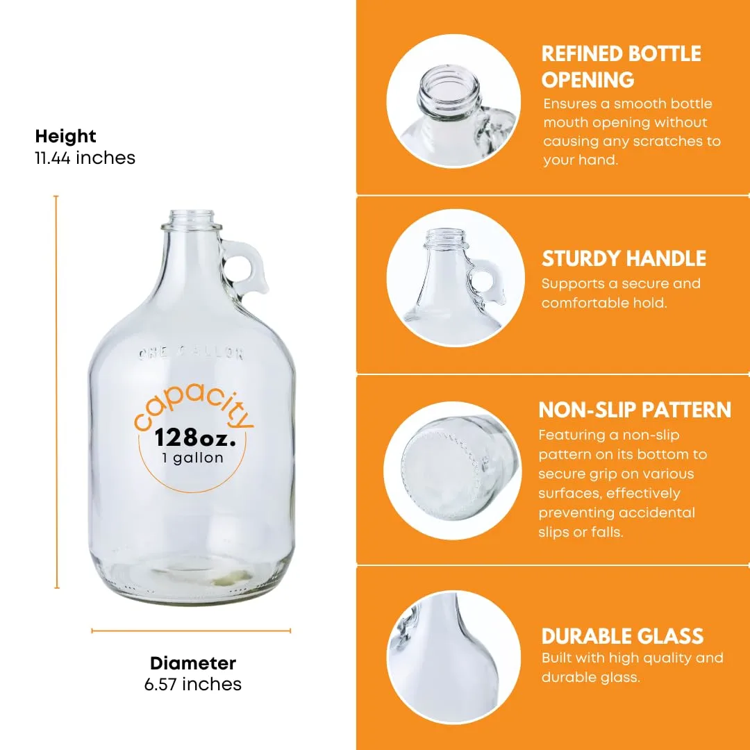 FastRack - Shepherd Made Mead Making Kit - 1 Gallon Jug Fermentation Set with Clear Glass Fermentation Jar, 3pc Airlocks, Rubber Stopper, Yeast Nutrient & Mead Yeast for Home Brewing